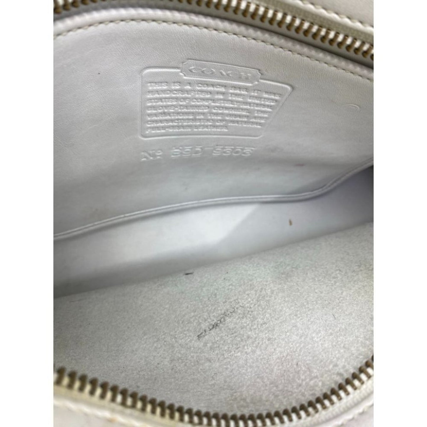 Coach Handbag White Customized with Applique
