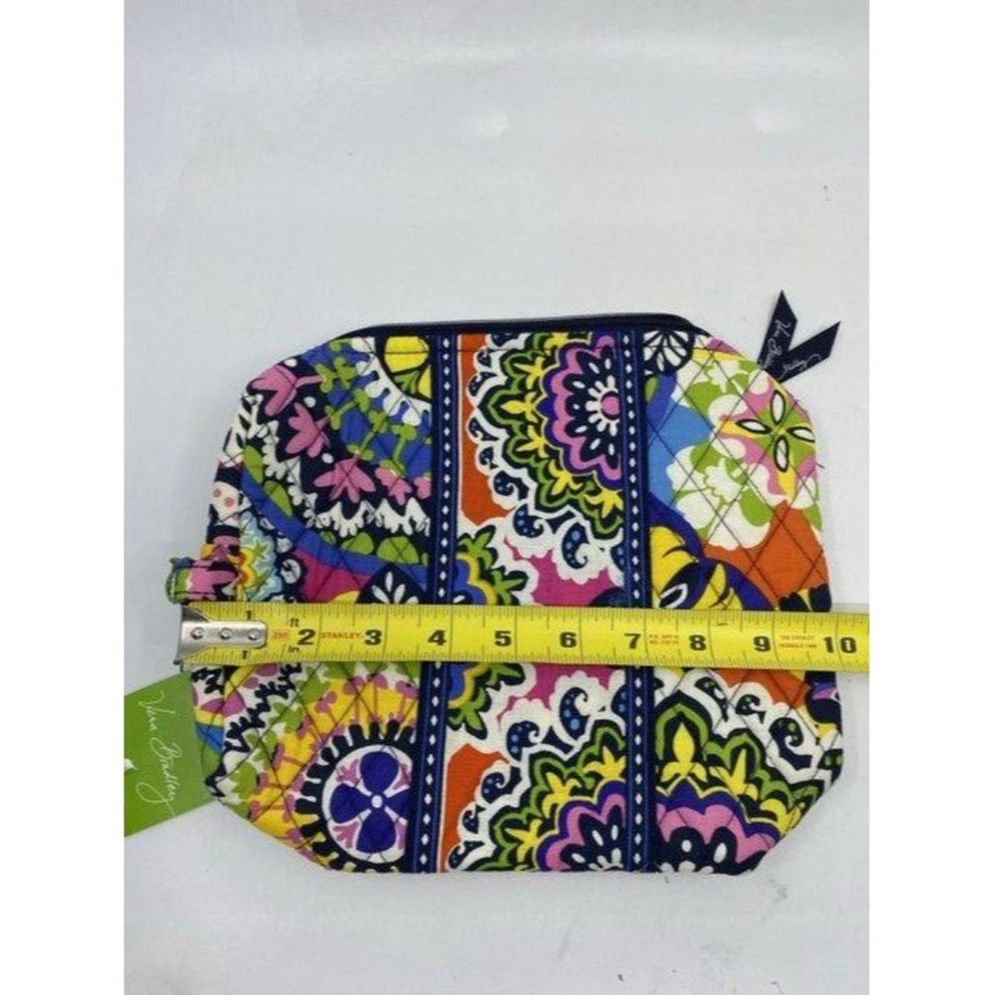vera bradley yellow green blue quilted fabric cosm
