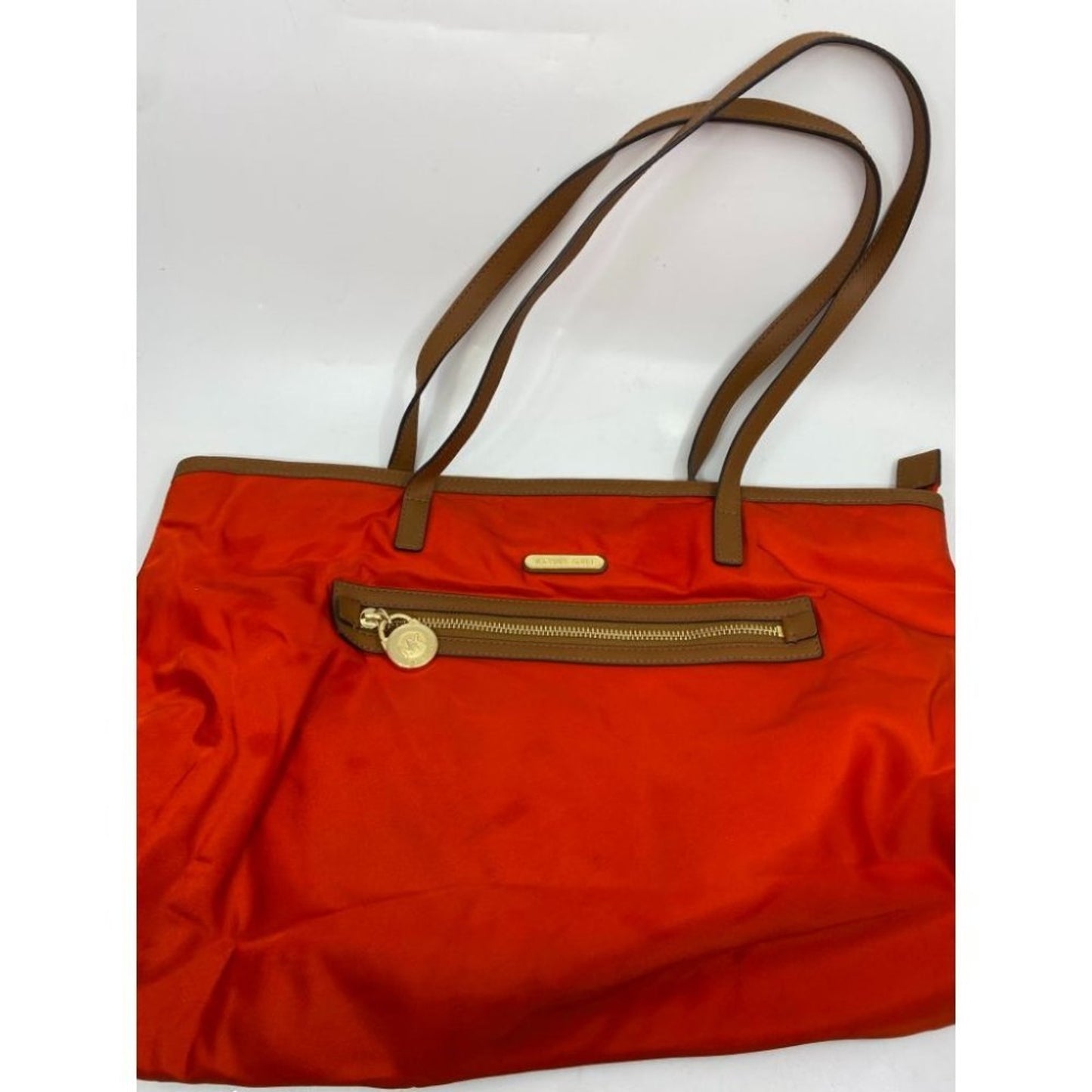 Michael Kors Nylon Red Shoulder Tote Bag MD to LG