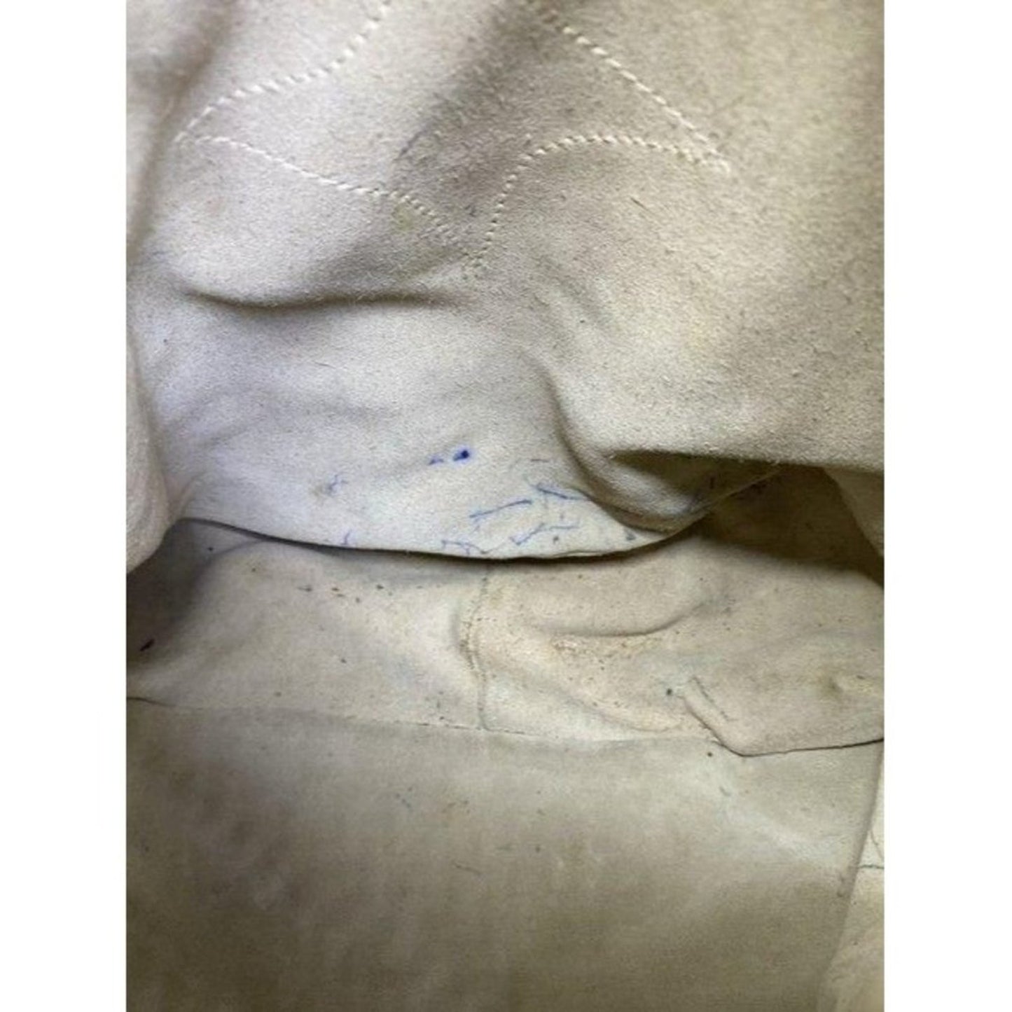goldenbleu tote large cream leather shoulder bag