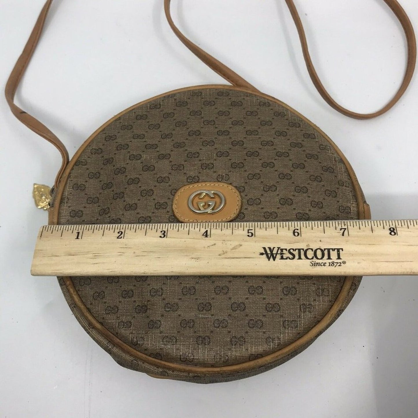 Vintage GUCCI Shoulder Bag All Over Logo Design