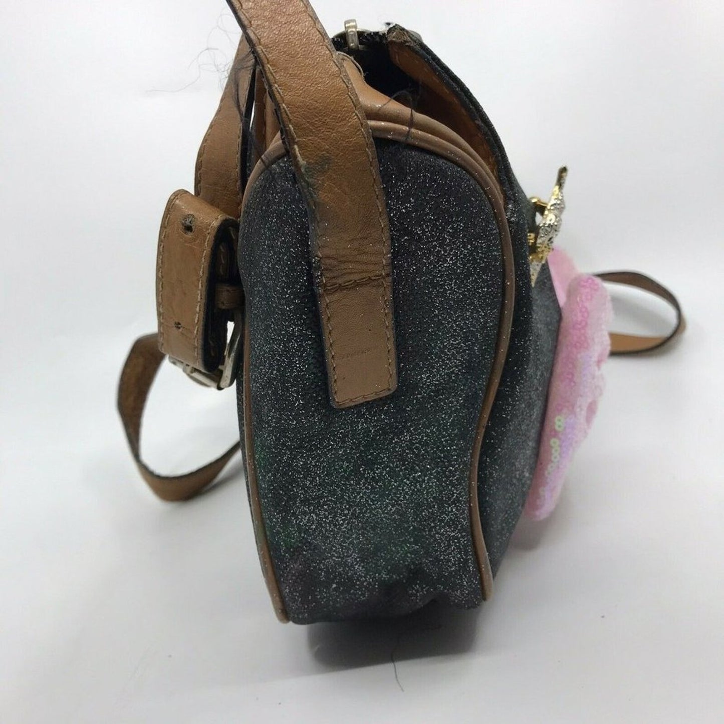 Fendi Vintage Bag Customized w/ Bow and Dog