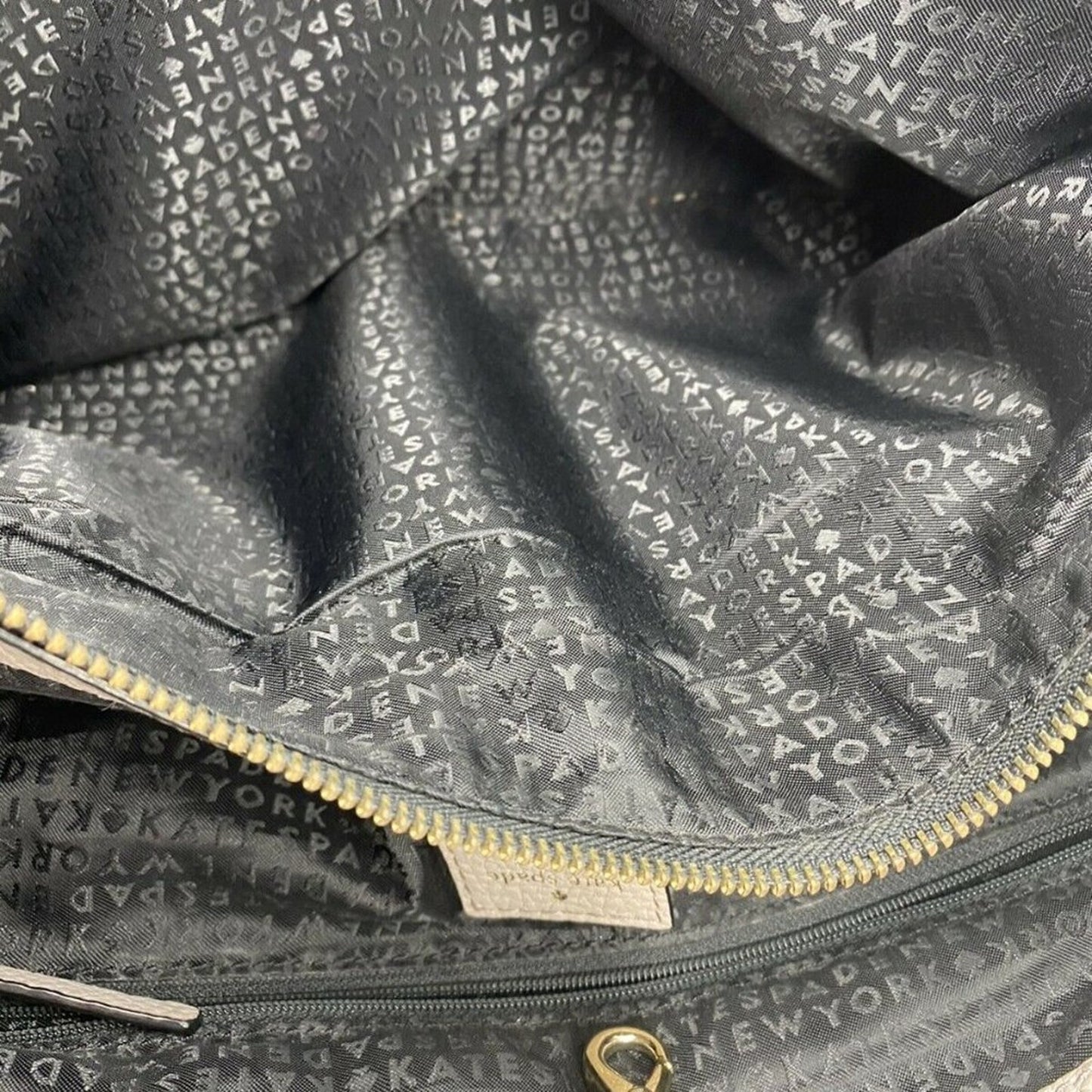 Kate Spade Large Leather Tote Customized With Bear