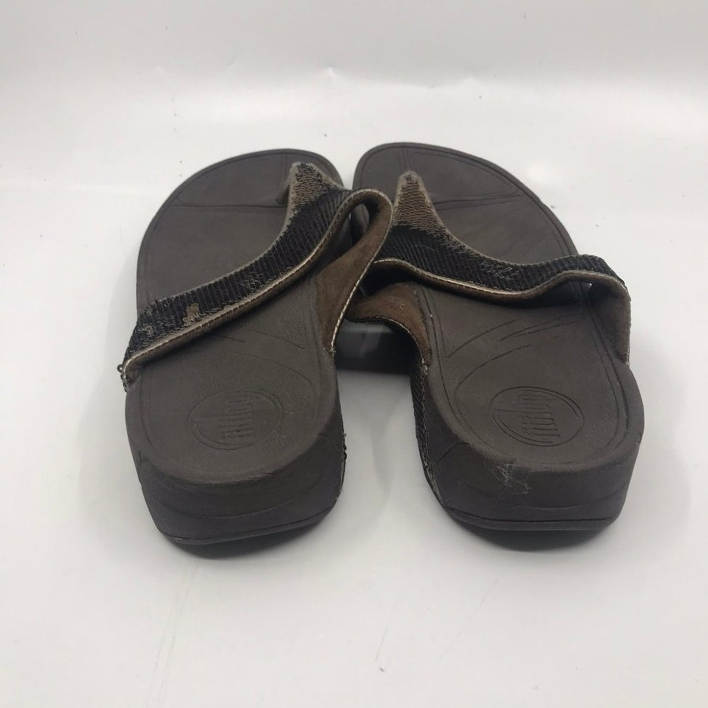 Fitflop Shine Brown Sandals Size: US 8