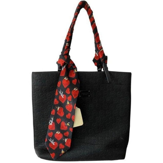 michael kors w customized w tie sash black tote