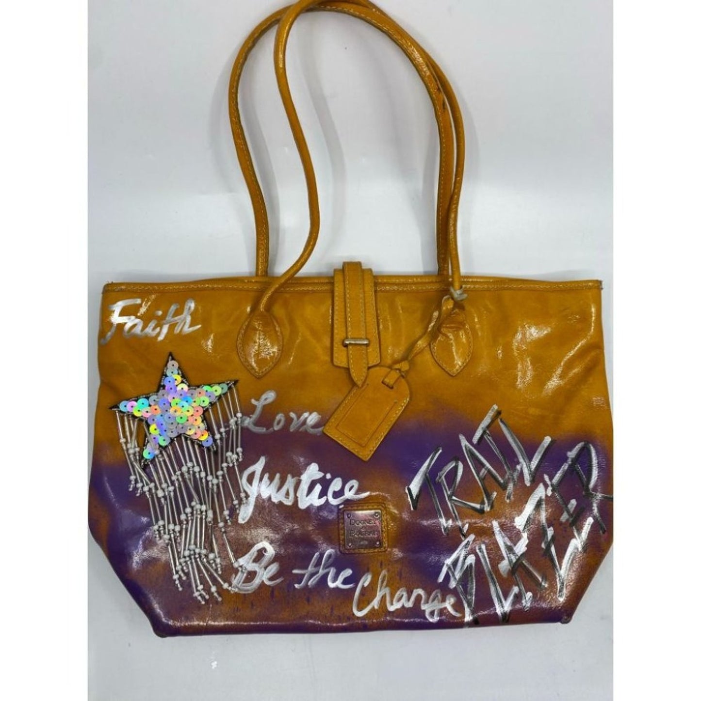 DOONEY & BOURKE Shoulder Bag Customized Orange