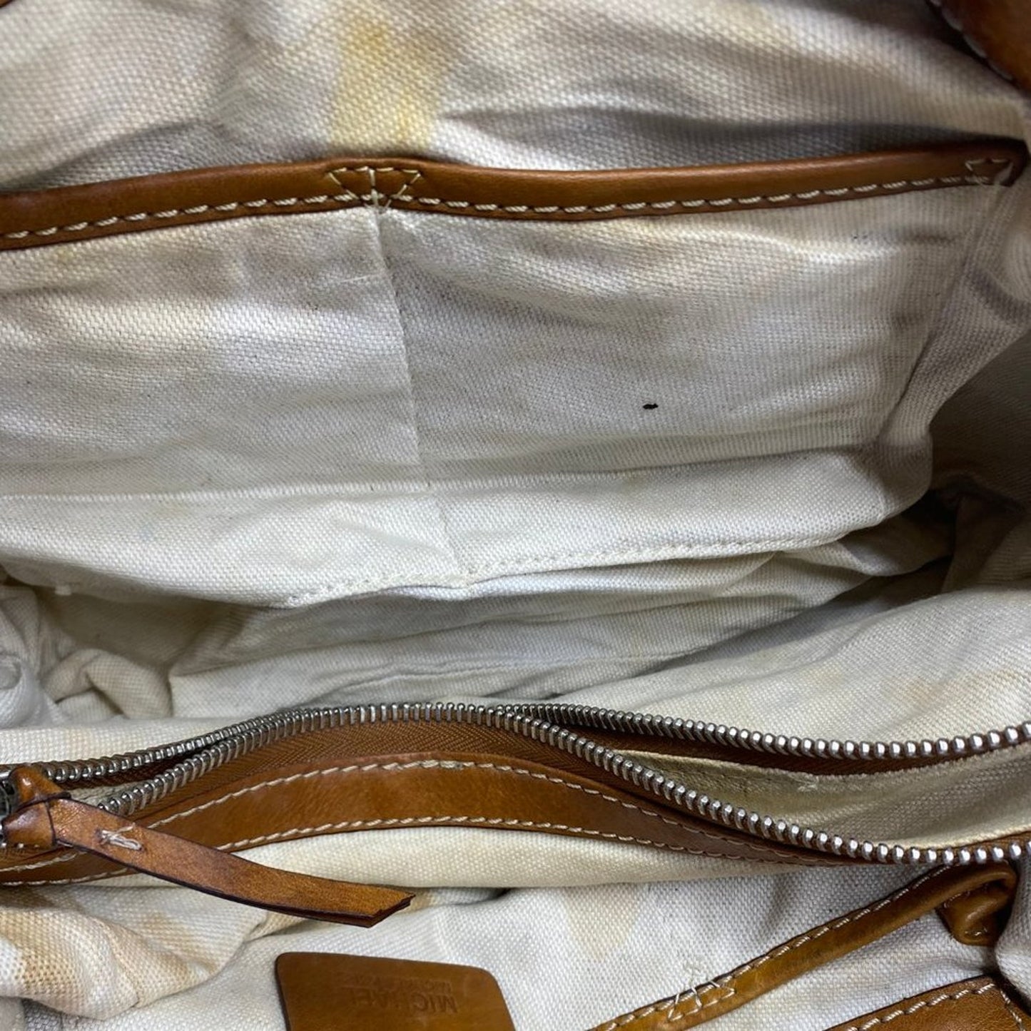 Michael Kors Large Brown Leather Shoulder Bag