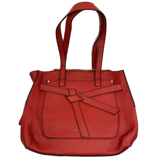 Nanette Lepore Red Leather Shoulder Bag