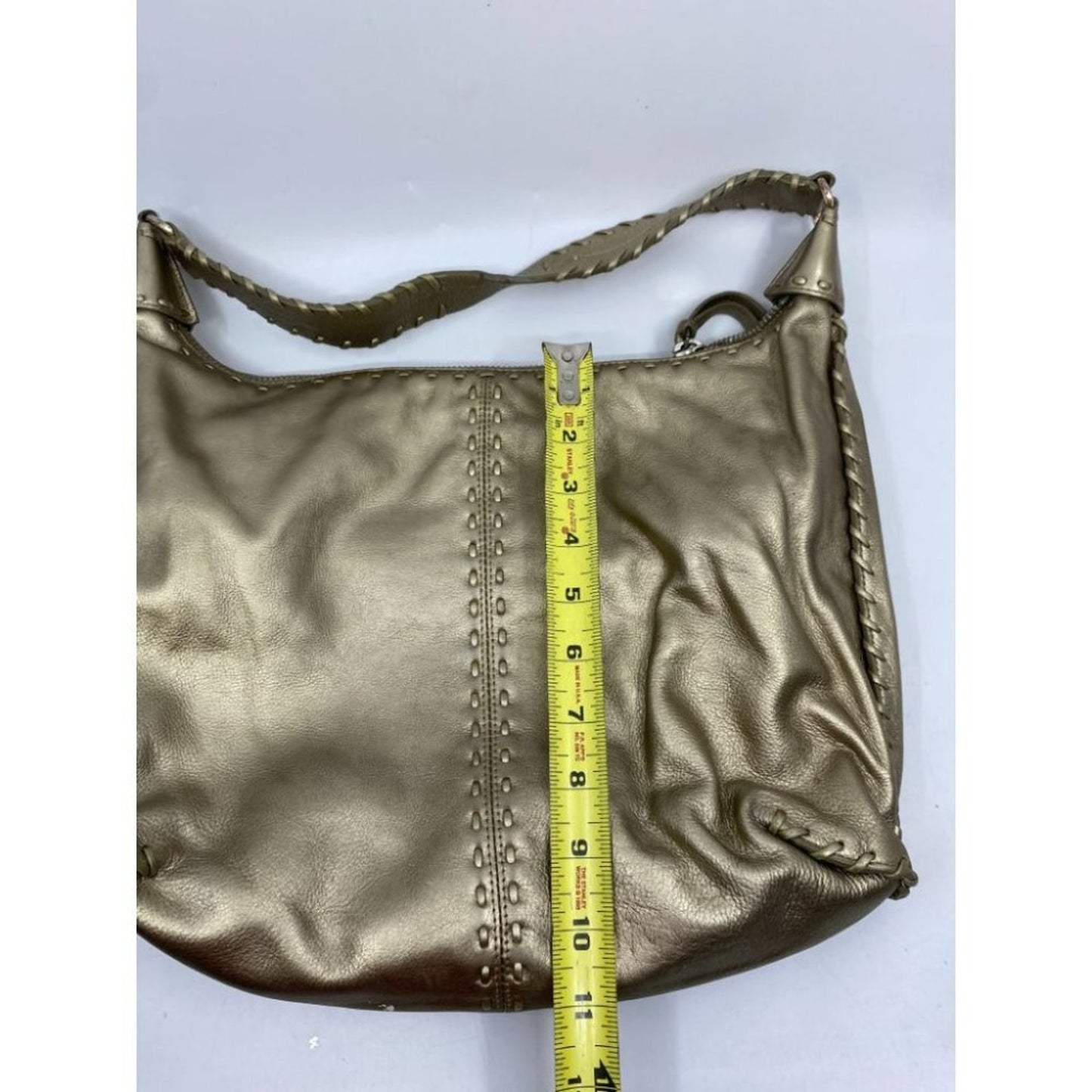 Michael Kors Lamb Leather Gold Shoulder Hand Bag