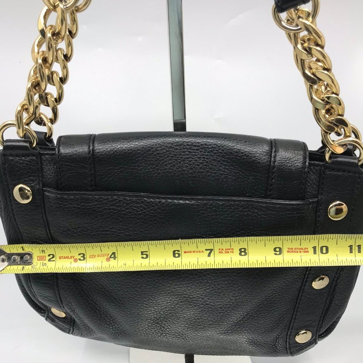 Michael Kors Black Large PU Leather Tote Bag