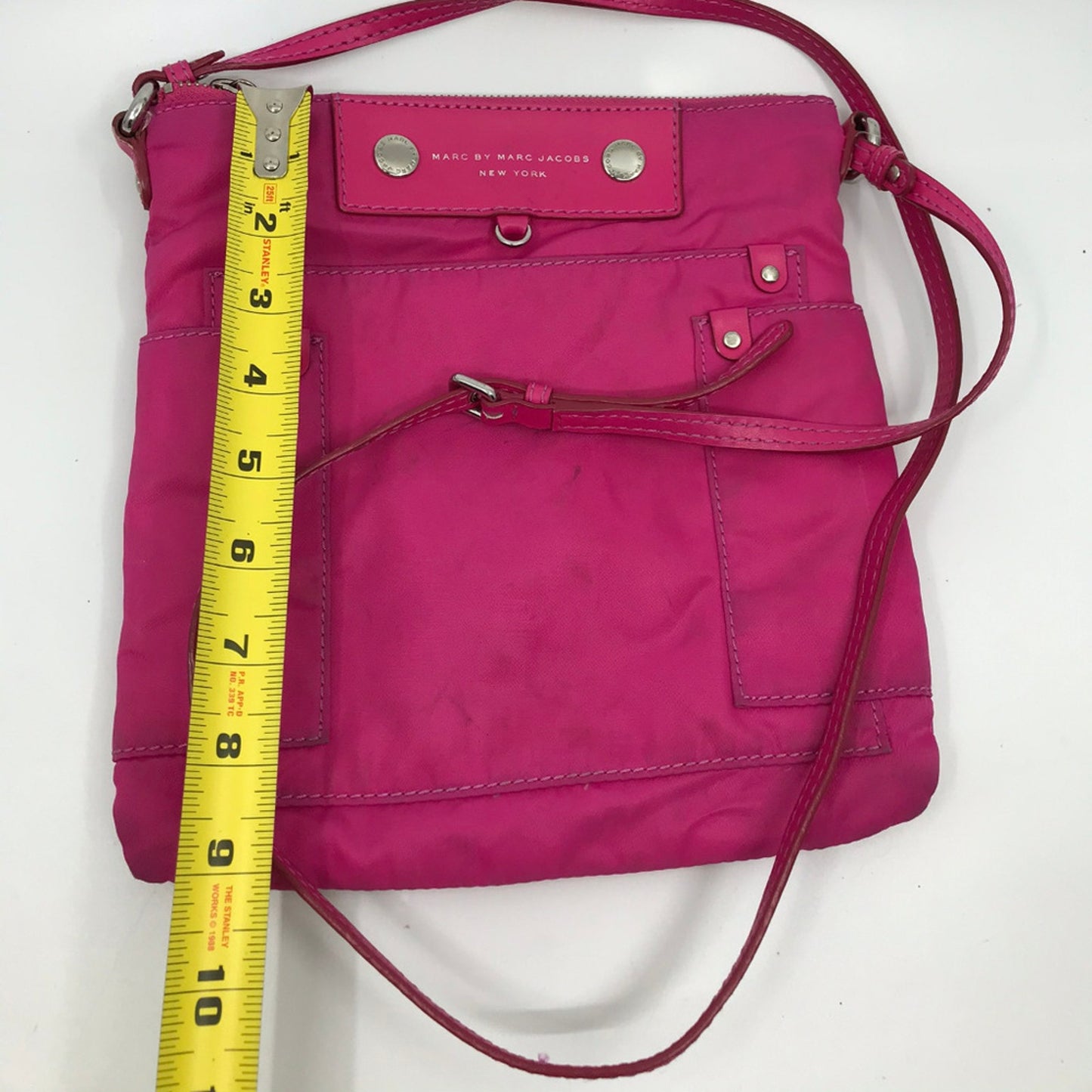 Marc Jacobs Pink Leather Cross Body Bag