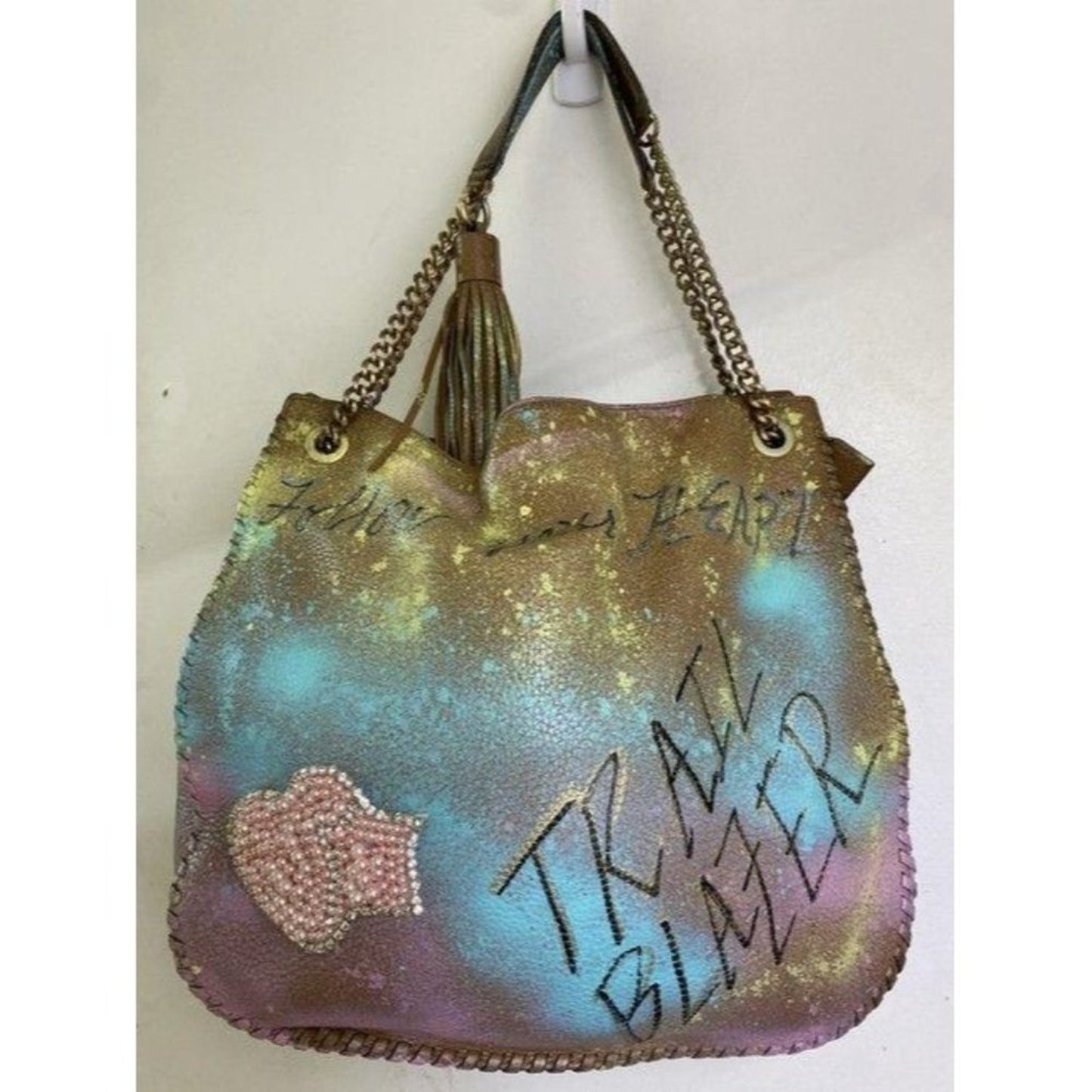 michael kors graffiti customized with multicolor s