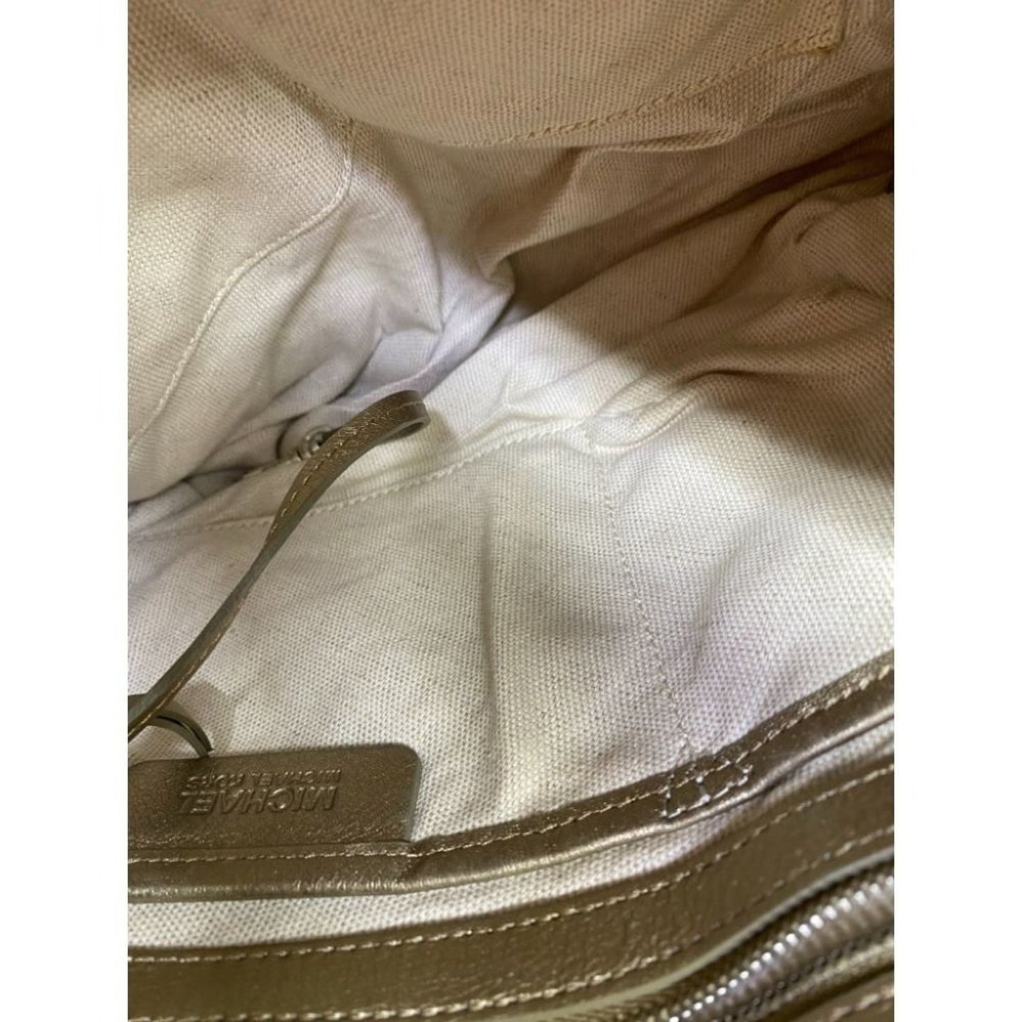 Michael Kors Lamb Leather Gold Shoulder Hand Bag