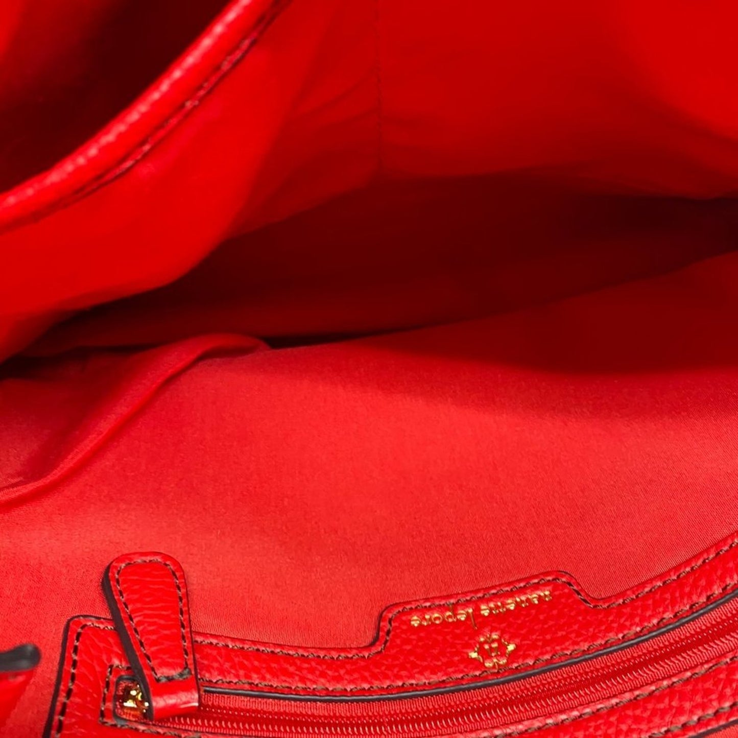 Nanette Lepore Red Leather Shoulder Bag