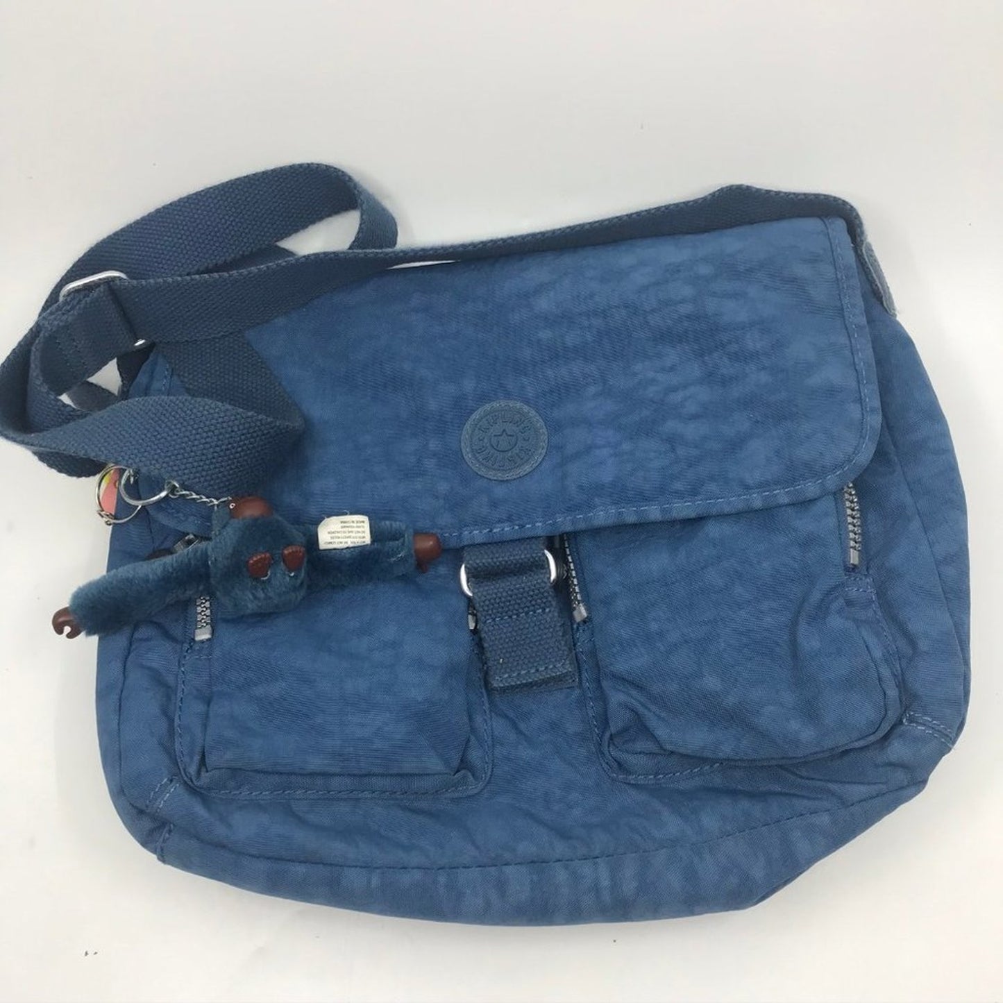 Kipling Blue Nylon Medium Crossbody Bag