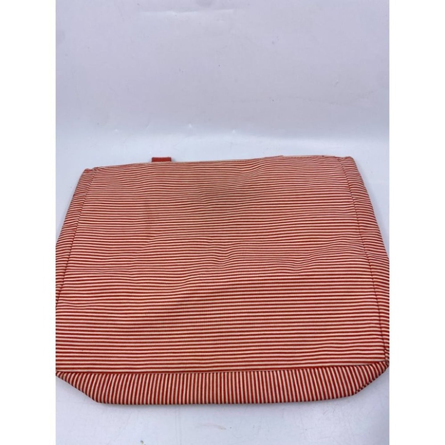 Kipling Red White Striped Accessory Bag