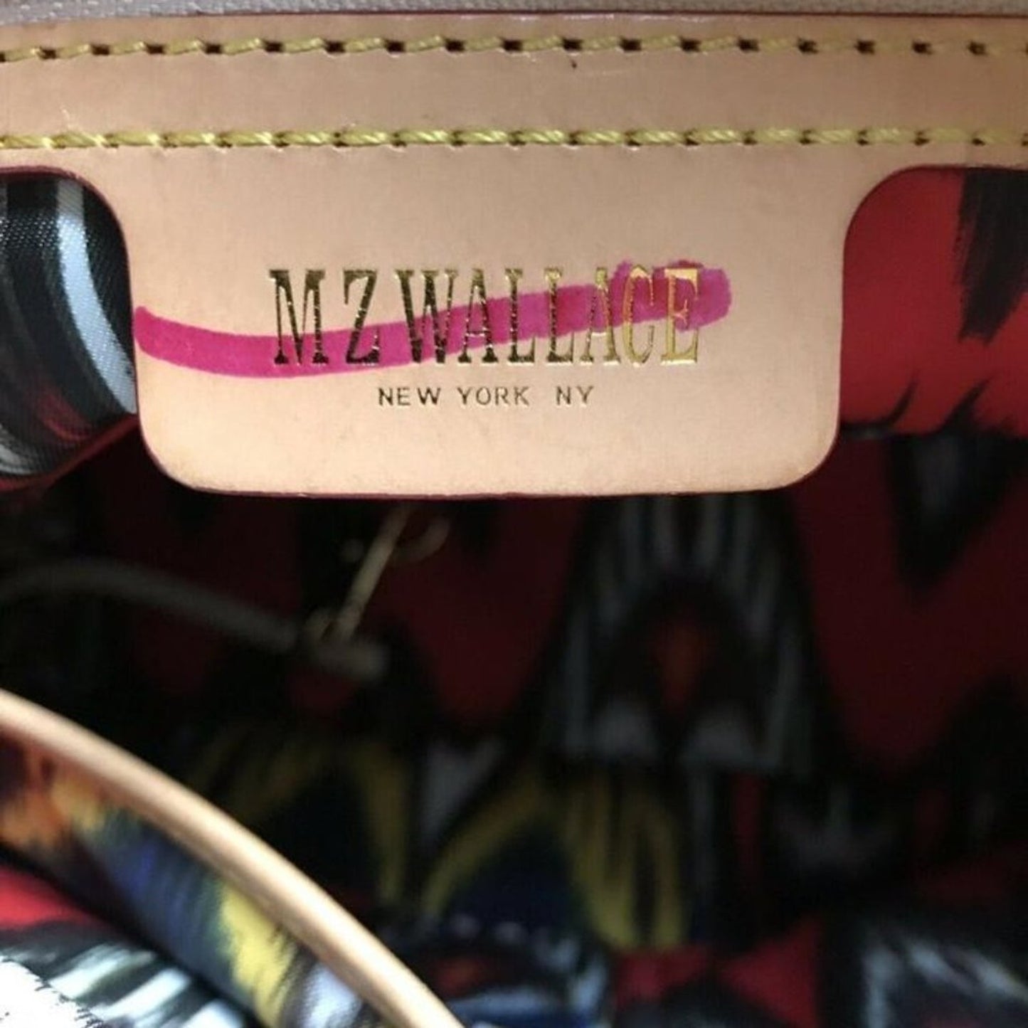 MZ Wallace Bea White Canvas Shoulder Bag