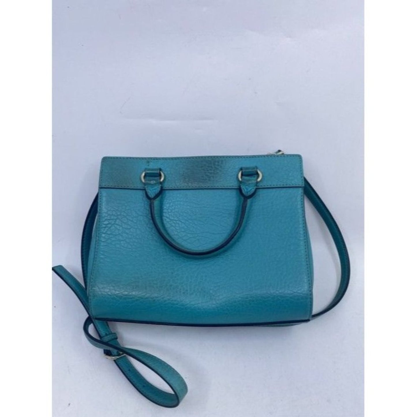Kate Spade Tote Blue Leathe Cross Body Bag