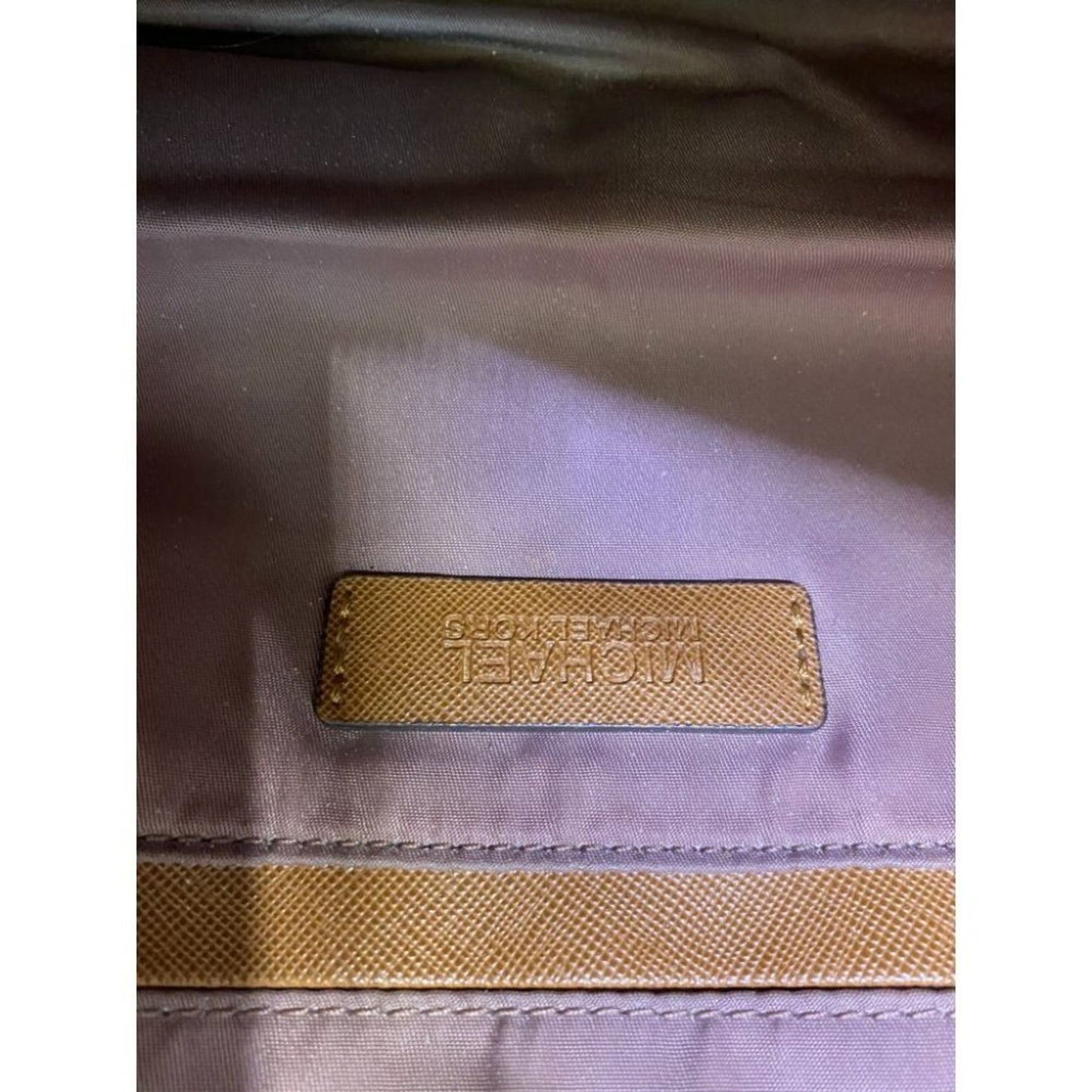 Michael Kors Maroon Nylon Tote Bag