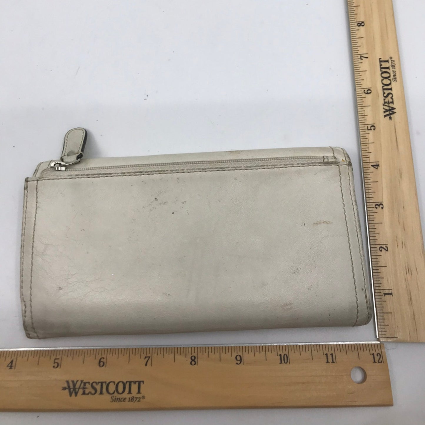 COACH White Leather Wallet