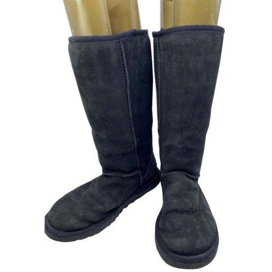 Ugg Australia Black Classic Tall Pull Bootsbooties