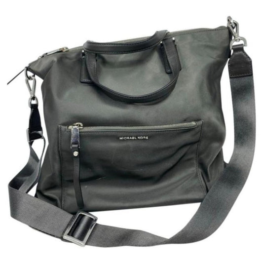 Michael Kors Black Fabric Crossbody Bag