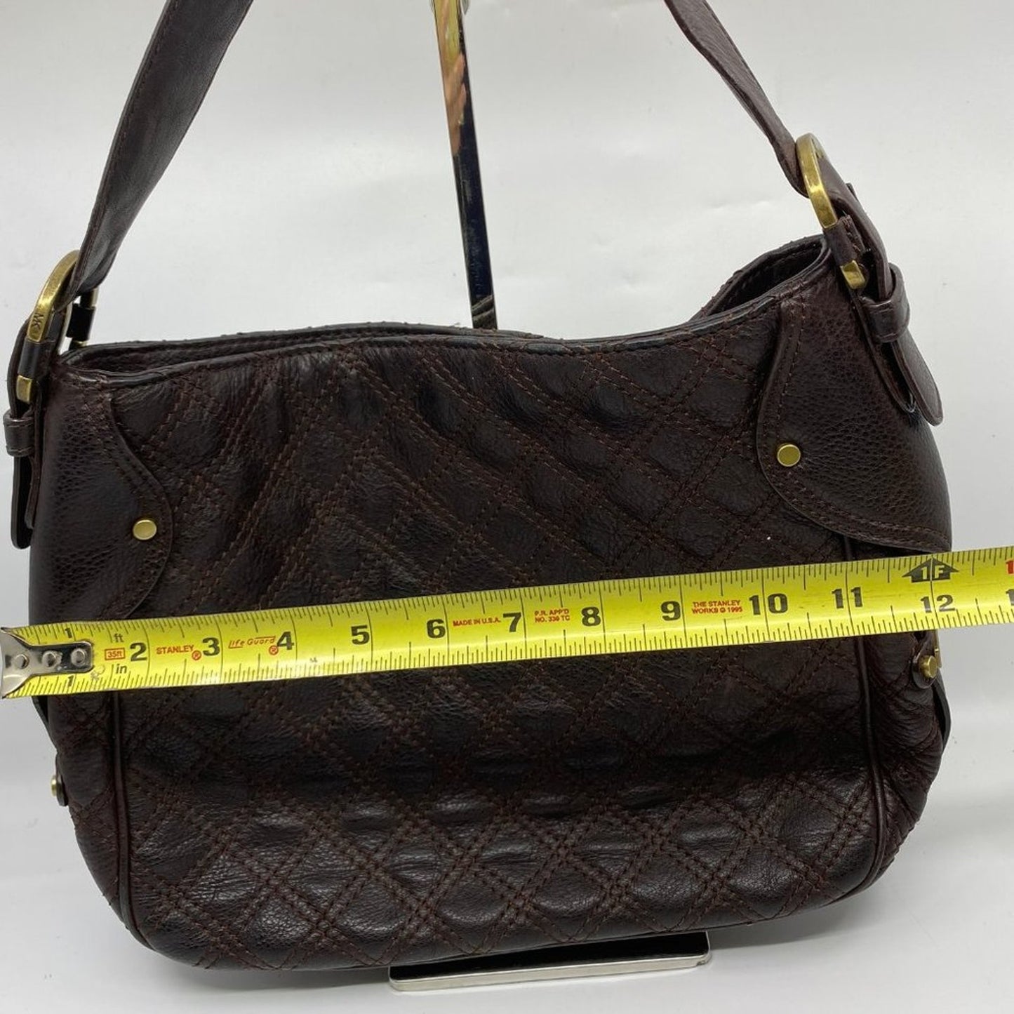 Michael Kors Medium Black Leather Shoulder Bag