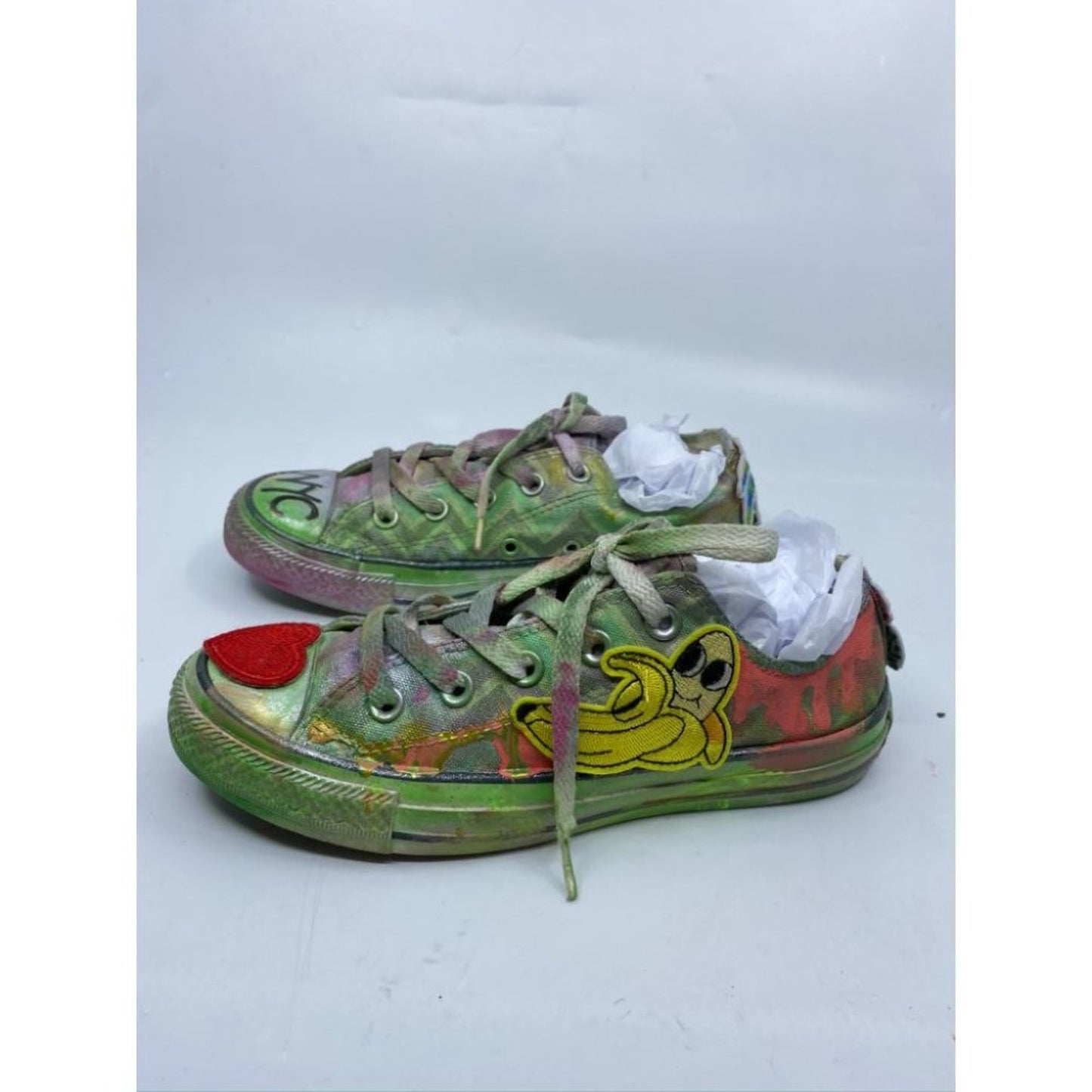 Converse Sneakers Customized Multi Color Women's 6