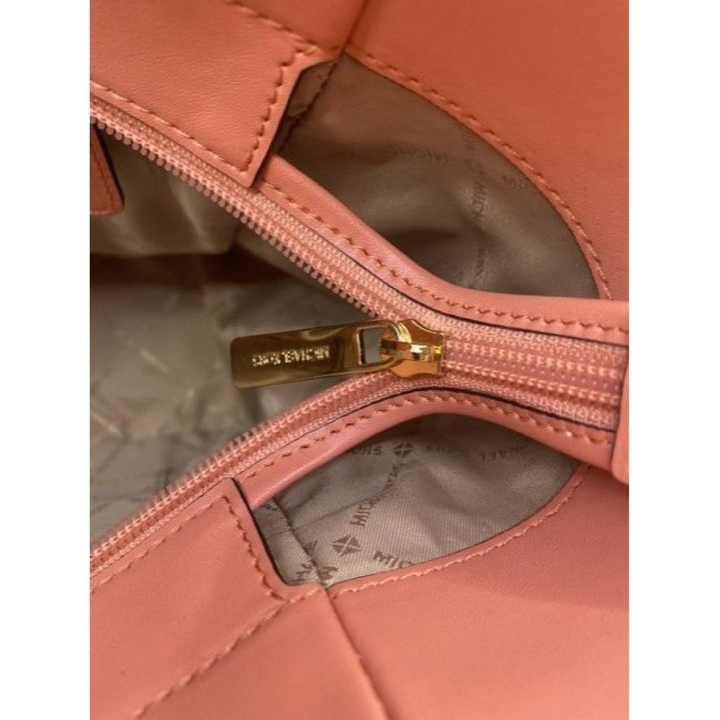 Michael Kors Jet Set Large Color Blcok Logo Coated Canvas Shoulder Bag