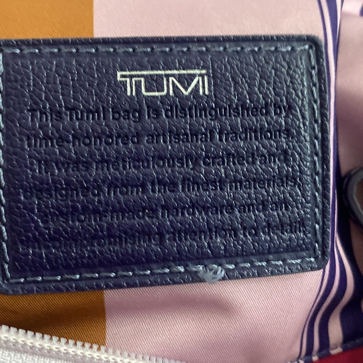 Tumi Multi Color Cross Body Designer Bag