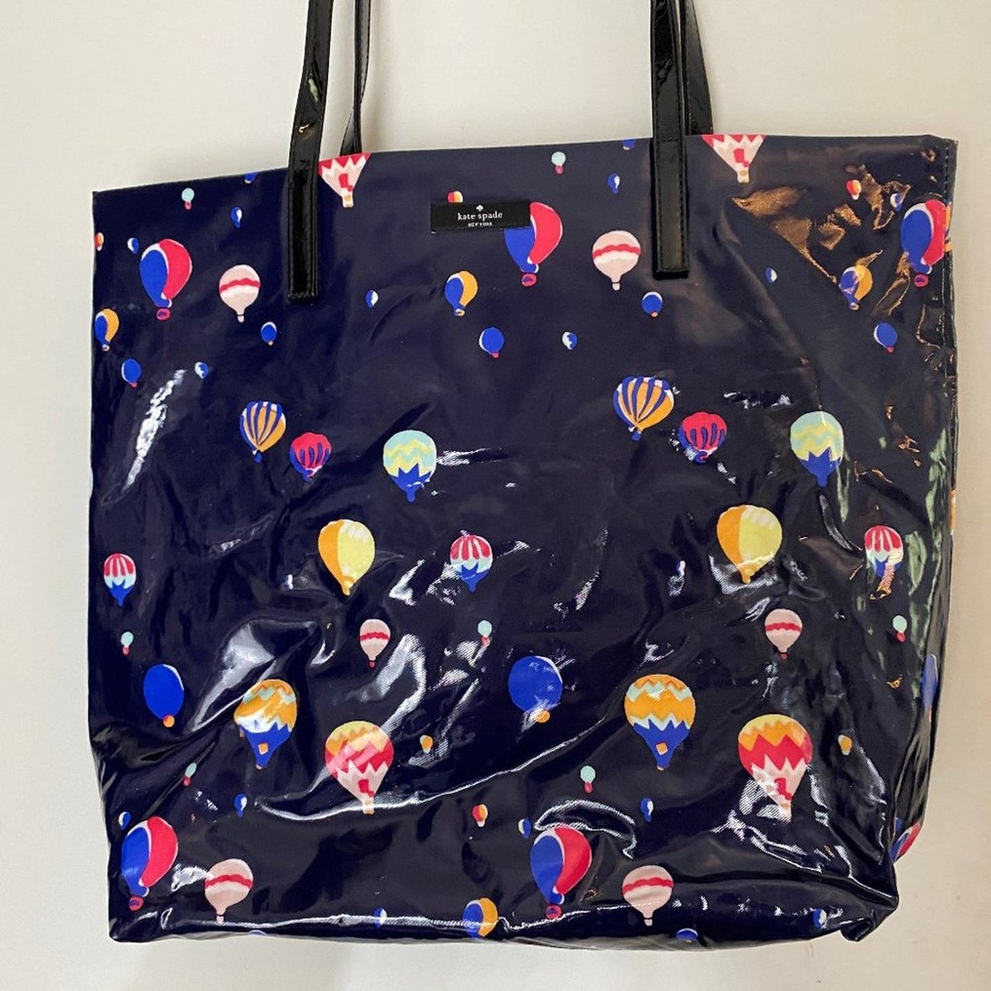 Large laminated shopping tote
