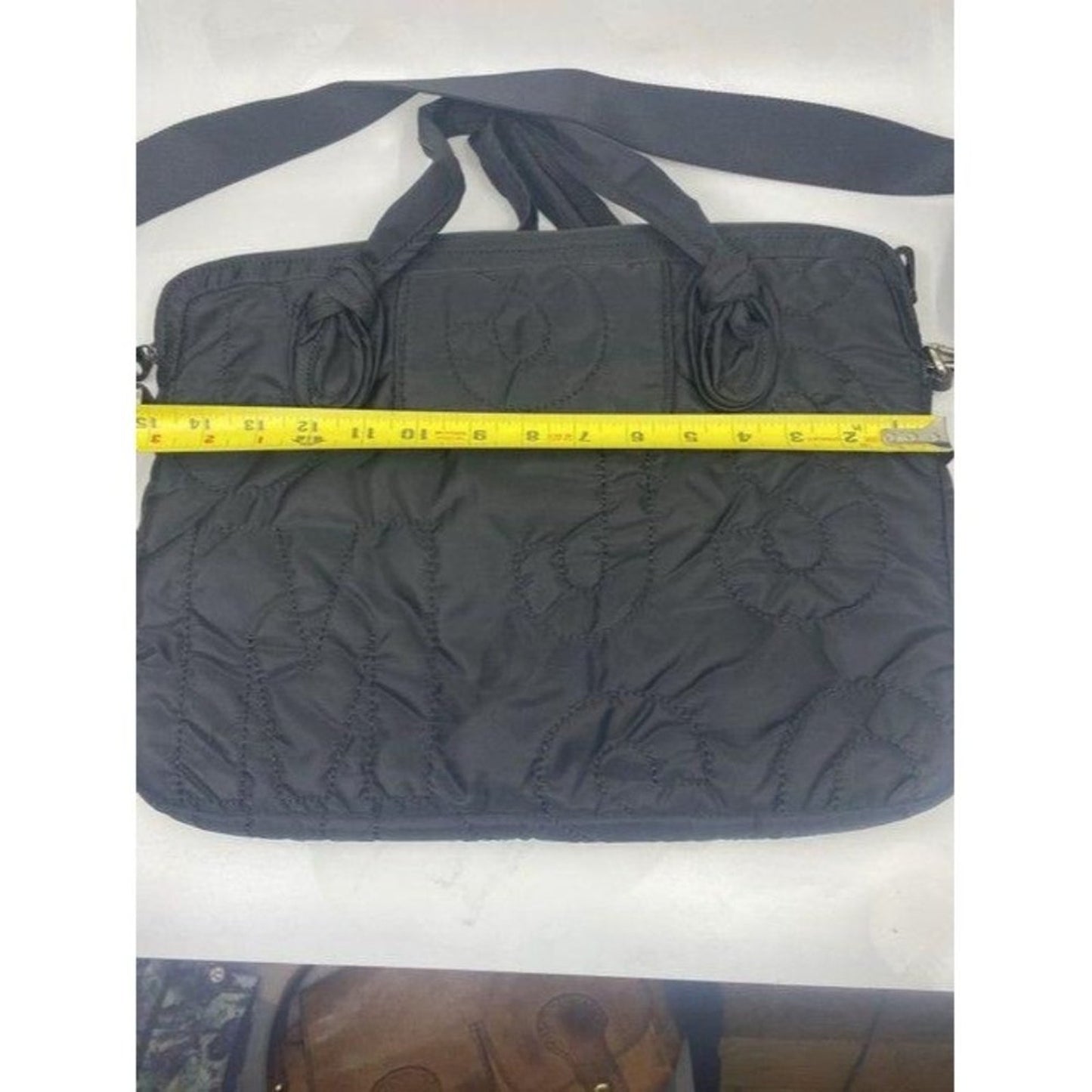 marc jacobs padded device black nylon cross body b
