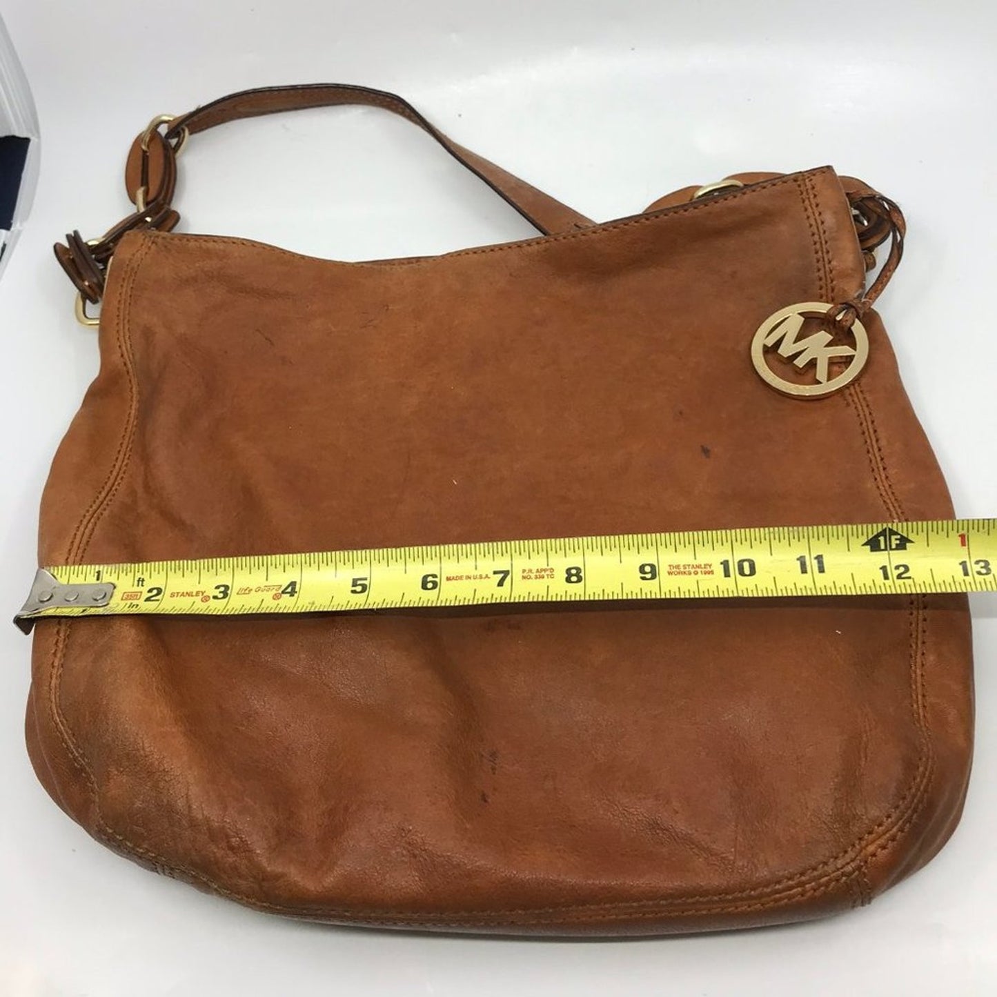 Michael Kors Brown Suede Leather Shoulder Bag