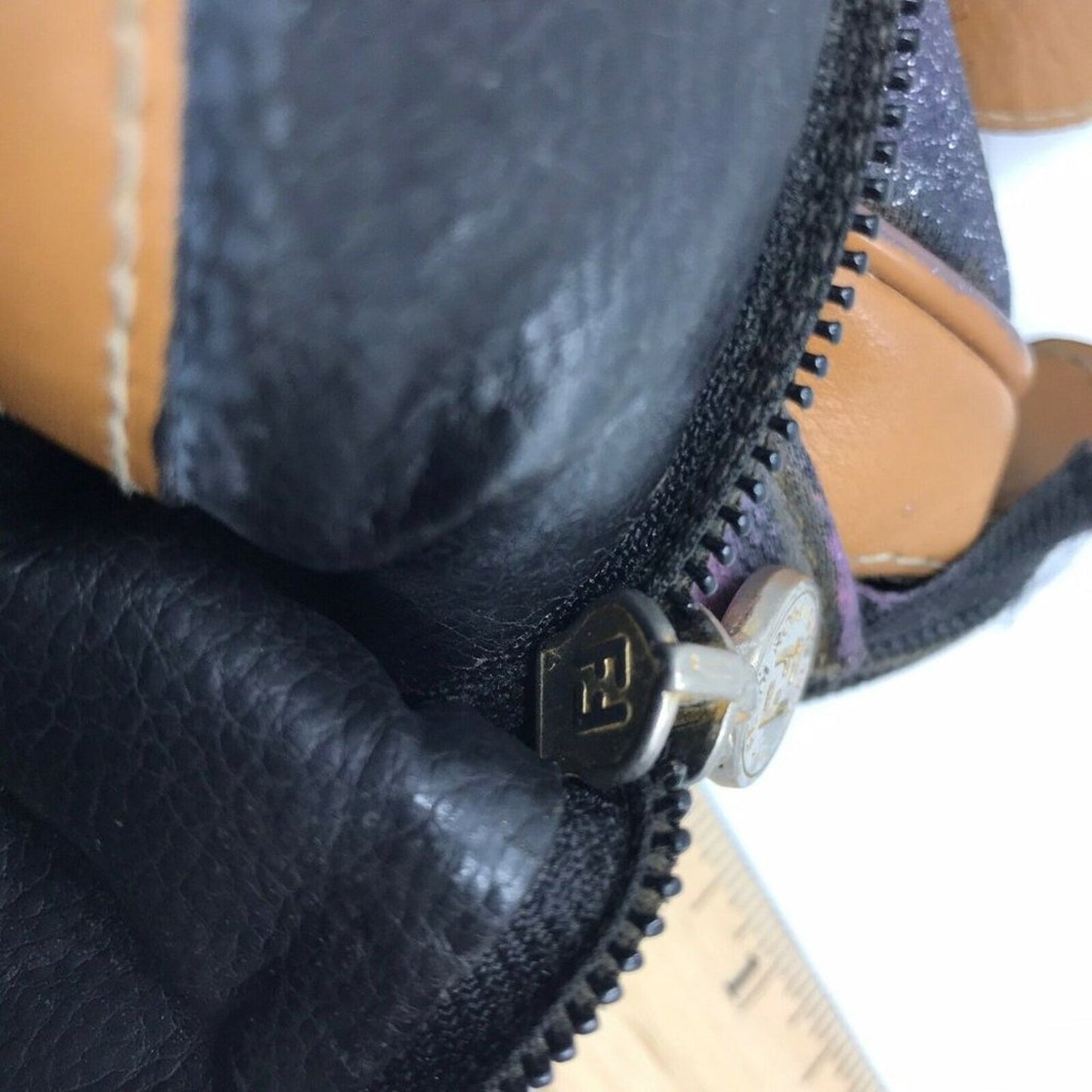 Fendi Vintage Bag Customized w/ Bow and Dog