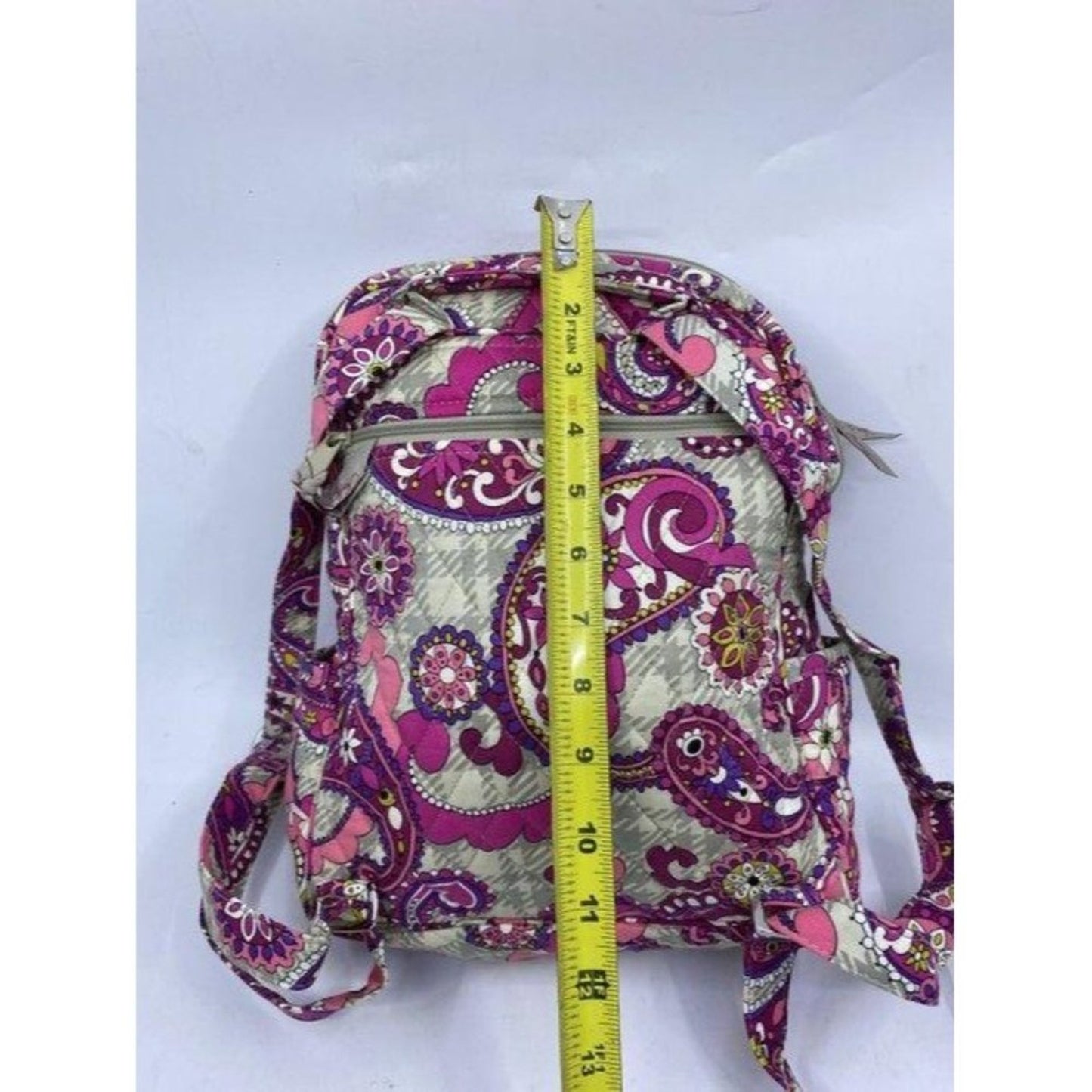 Vera Bradley Msrp Pink Gray Backpack
