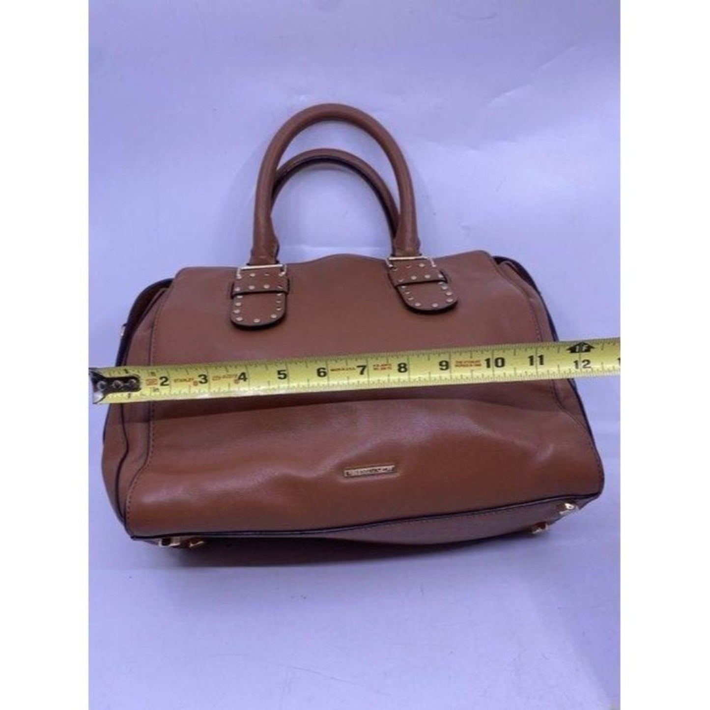 rebecca minkoff bag shoulder orange leather tote