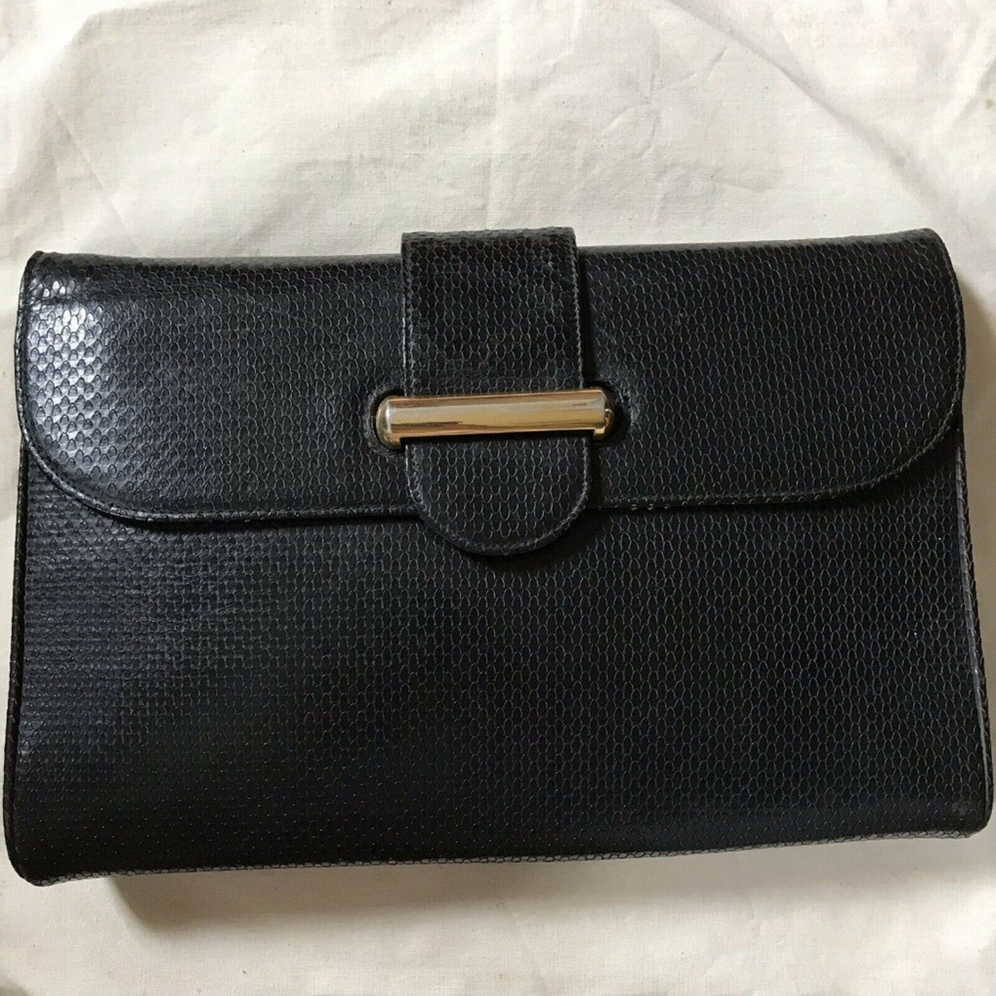 FRATELLI ROSSETTI Python Skin Clutch Vintage