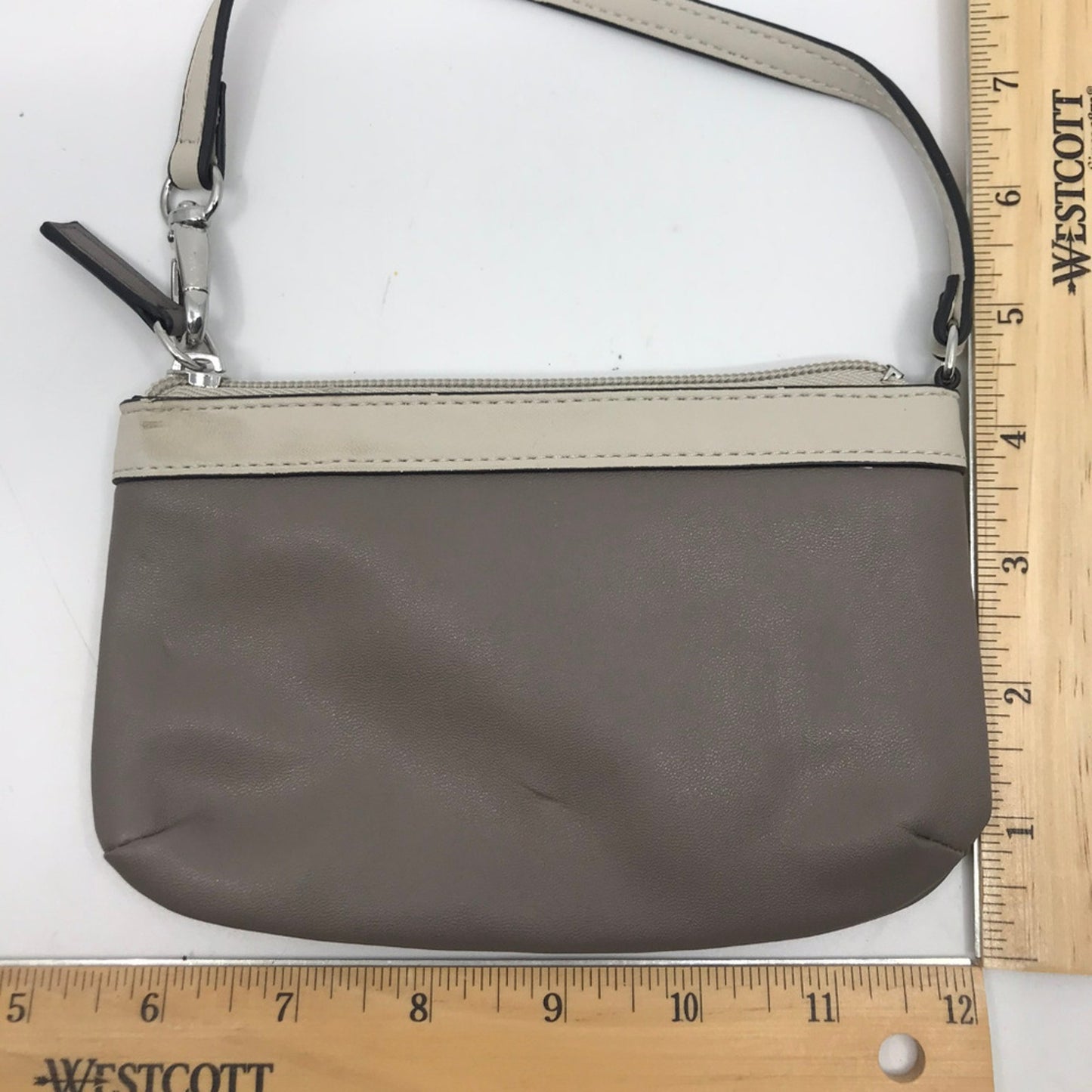 GUESS Tan Nylon Wristlet