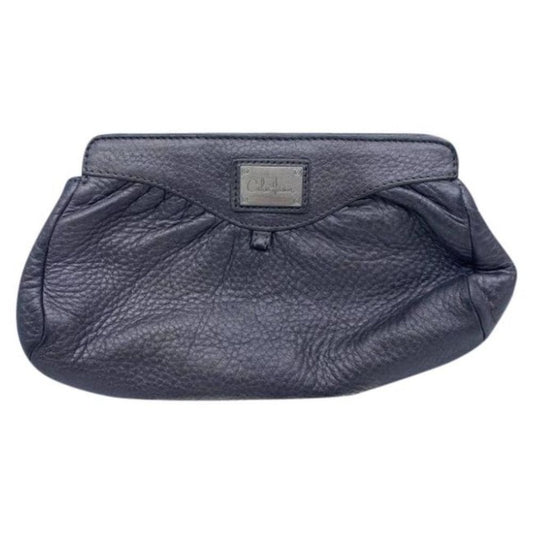 Cole Haan Gray Leather Clutch