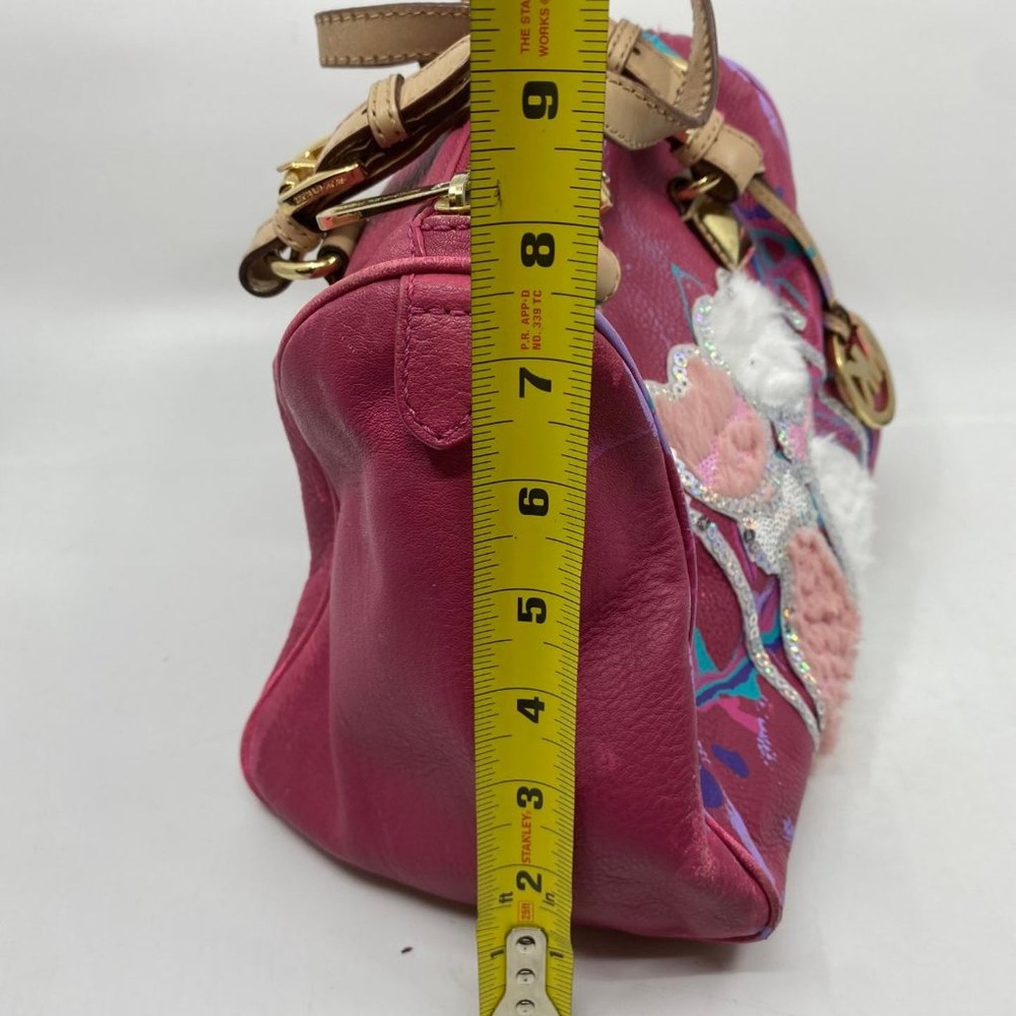 Michael Kors Customized w/ Cats Patch and Graffiti