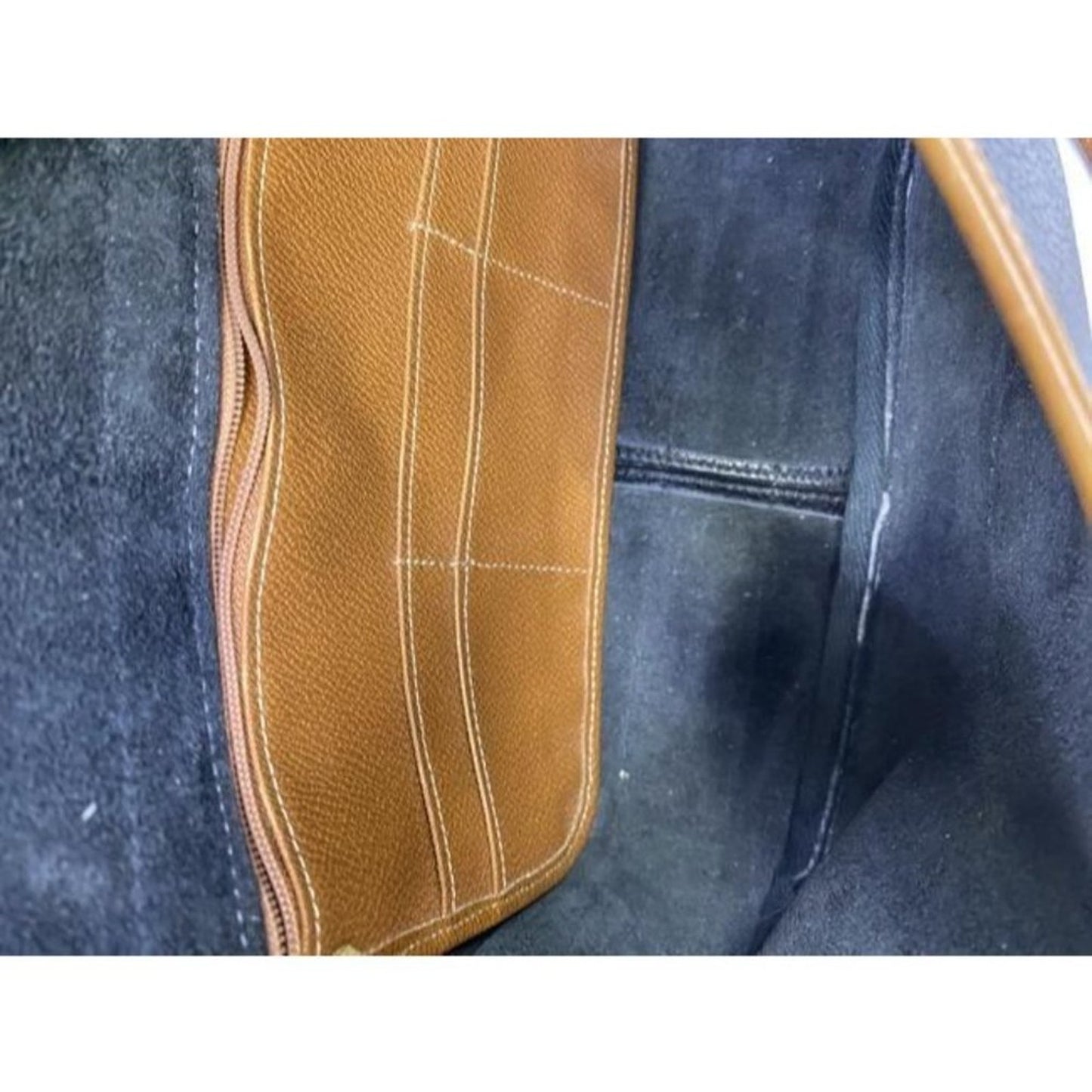 Dooney and Bourke vintage black tan leather cross