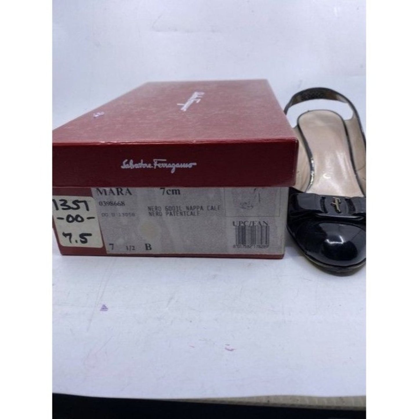 Salvatore Ferragamo Black Mara Bow Pumps Size Us