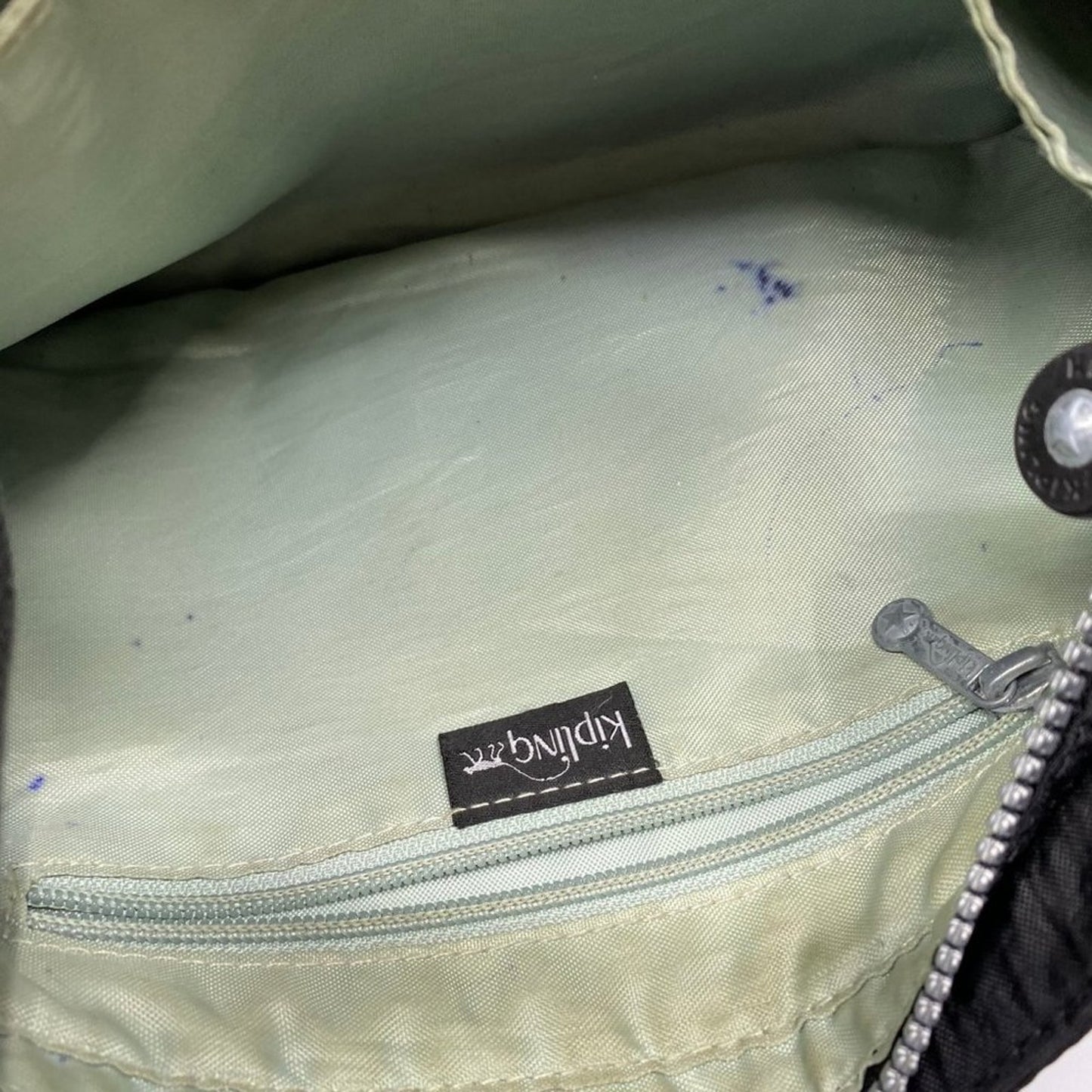 Kipling Black Nylon Mini Crossbody Bag