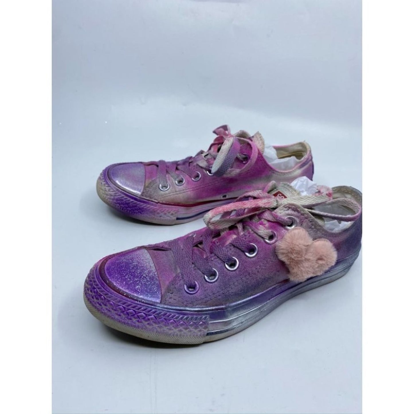 Converse Sneakers Customized with Multi Color 6.5