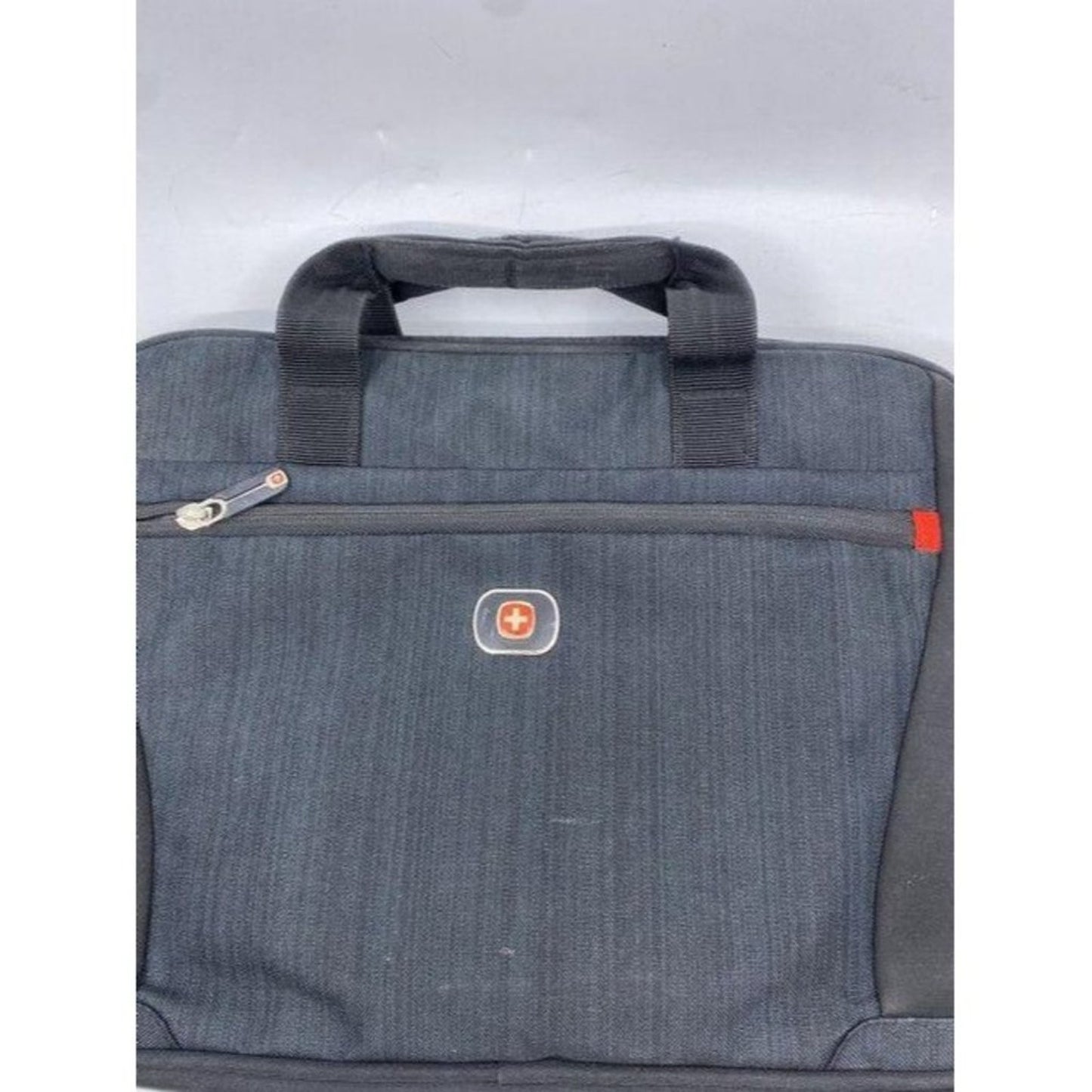 swiss gear black navy nylon cross body bag