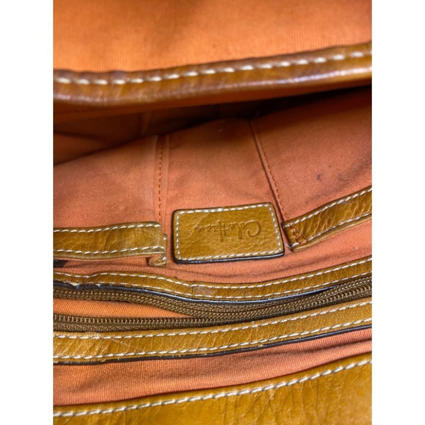 Cole Haan Cream Brown Mini Bag