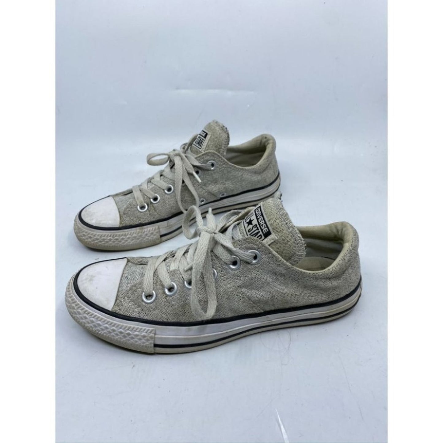 CONVERSE Sneakers White Gray Women's Size 7