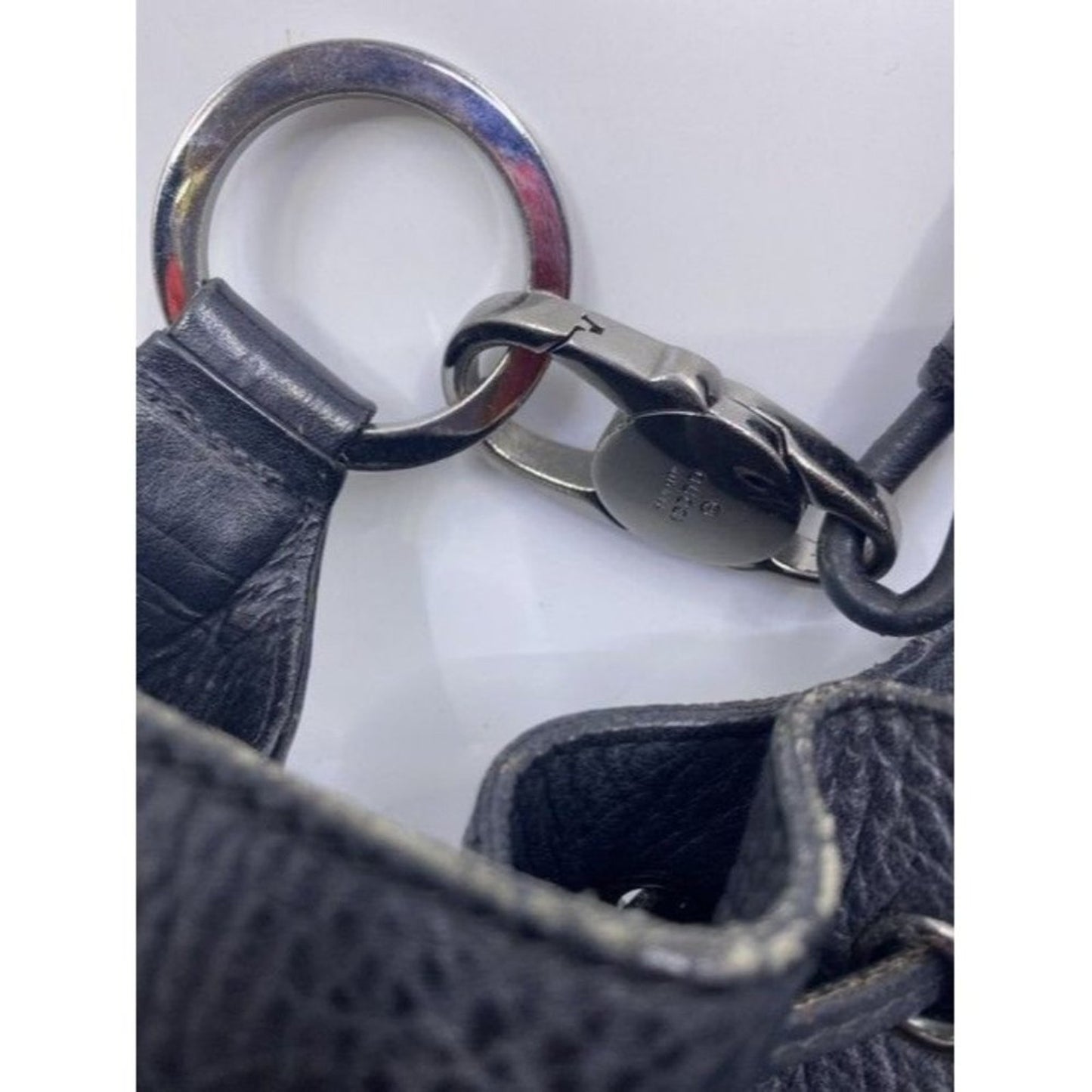 Gucci Hobo Vintage Drawstring Black Calfskin Backpack