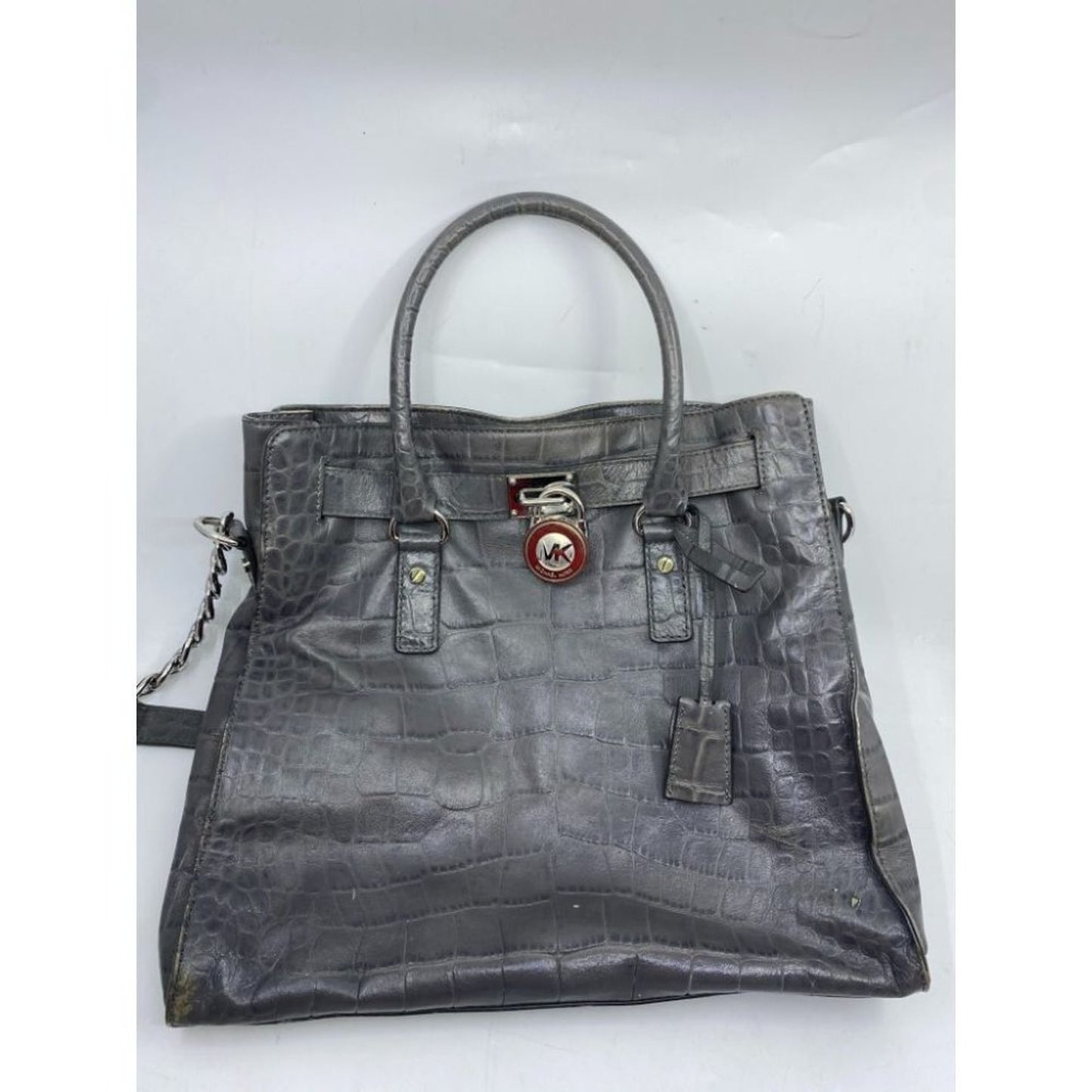 Michael Kors Leather Olive Black Hamilton Bag