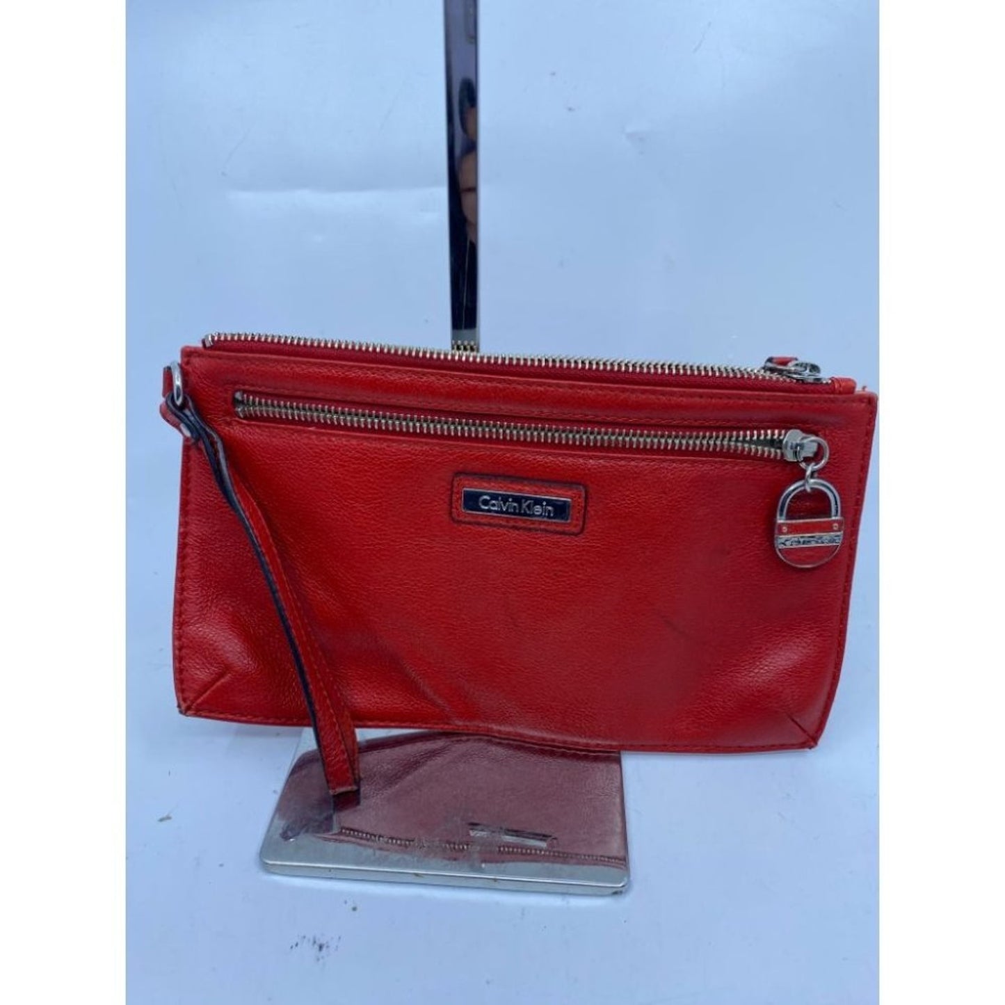 Calvin Klein Red Wristlet